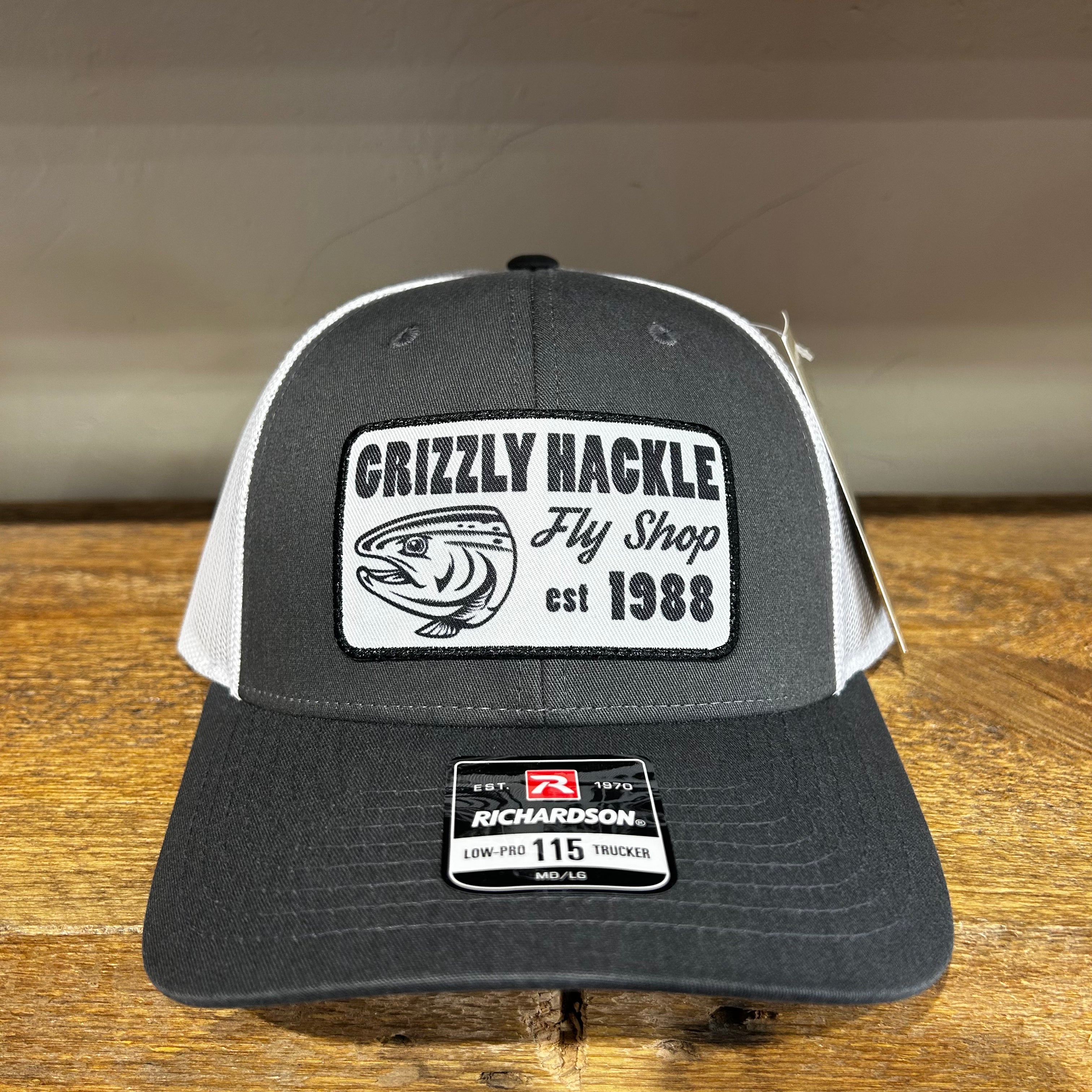 Grizzly Hackle Patch Hat