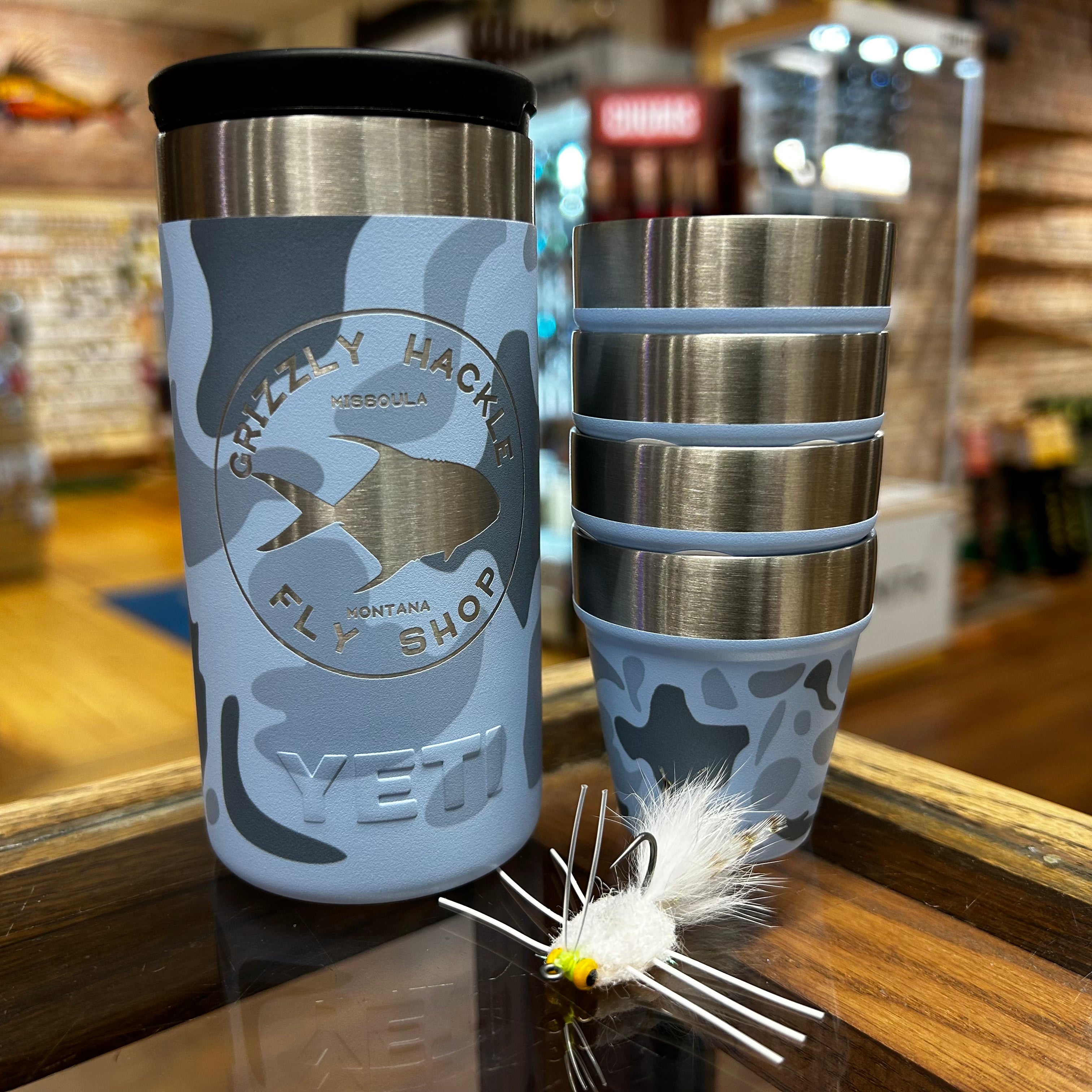 Yeti Shot Glasses w/ Carrying Case