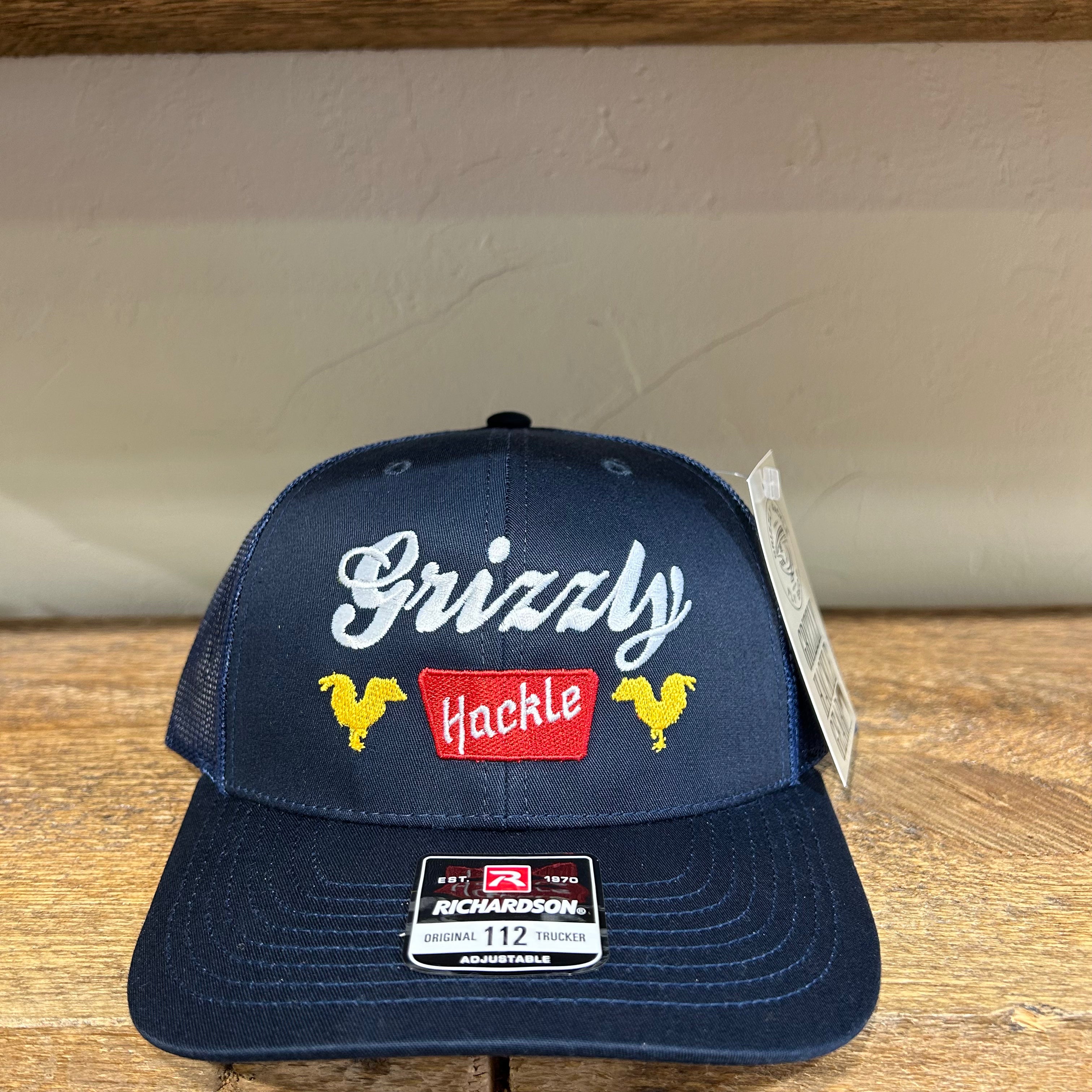 Grizzly Hackle Banquet Embroidery Hat