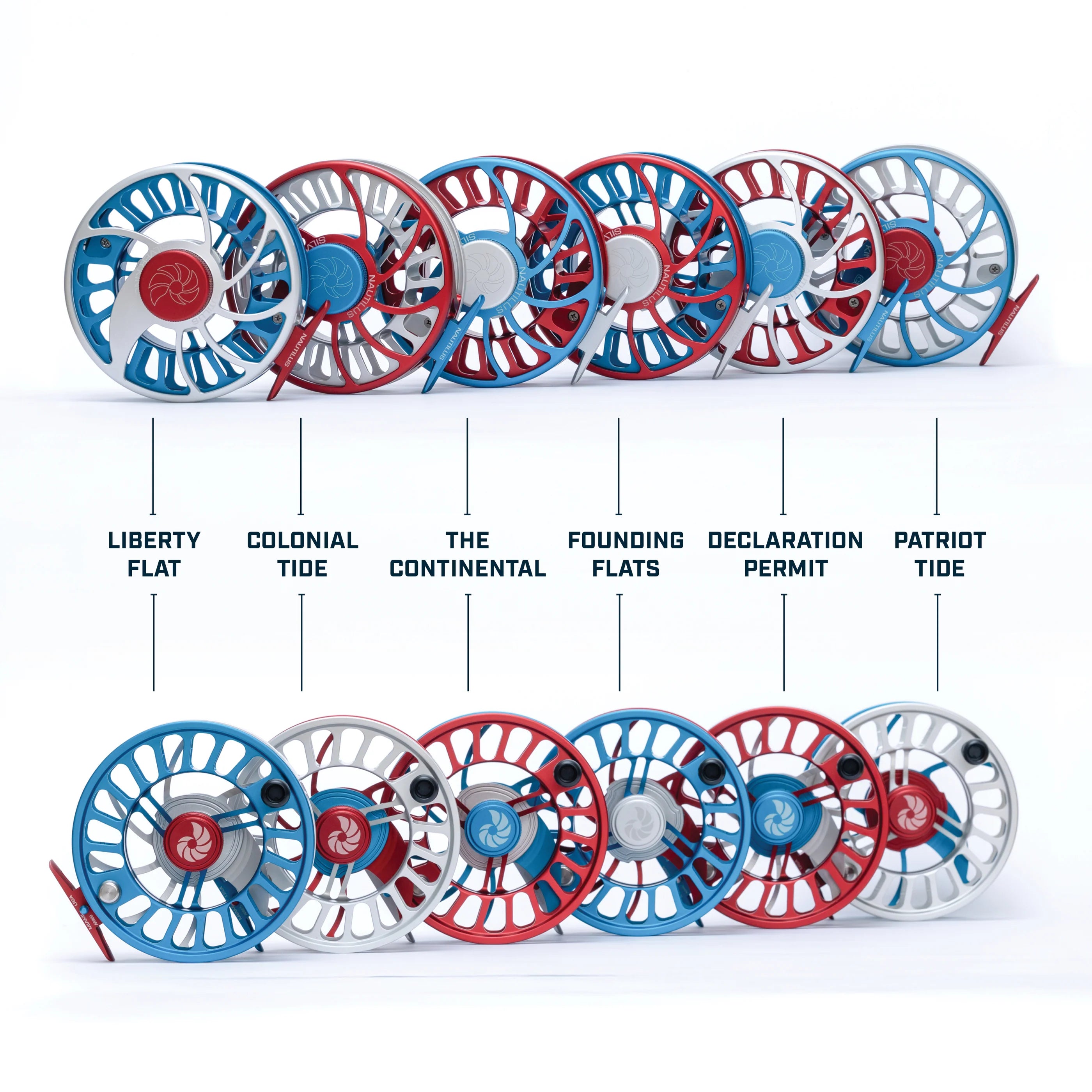 Nautilus America's 250th Edition • CCF-X2 Silver King Fly Reel