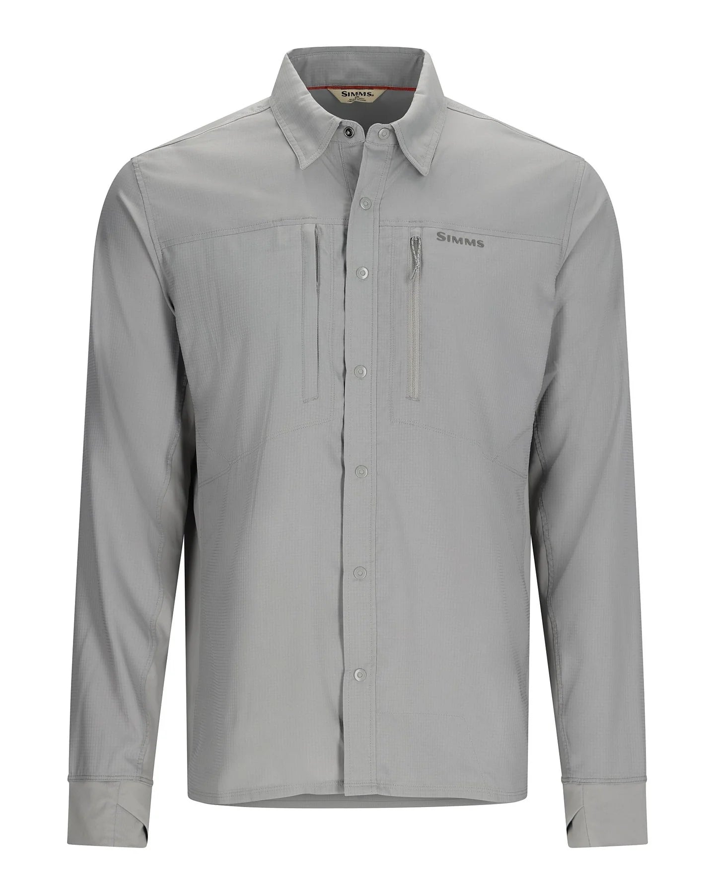 Simms M's Intruder BiComp Fishing Shirt w/ Circle Fish Logo