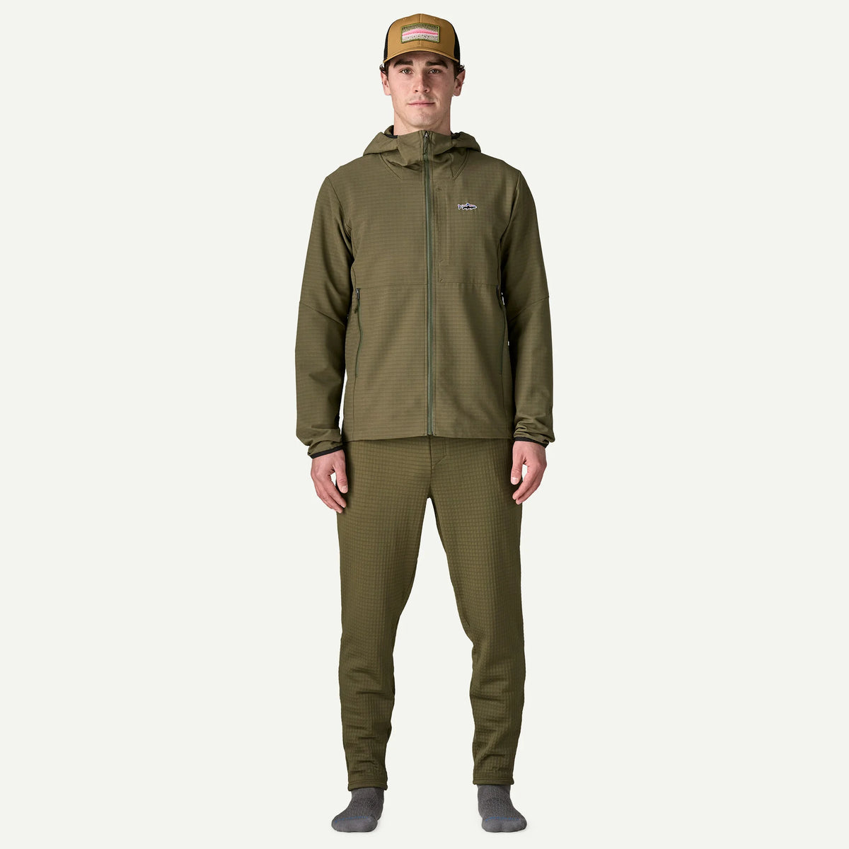 Patagonia M's R1 TechFace Fitz Roy Trout Hoody