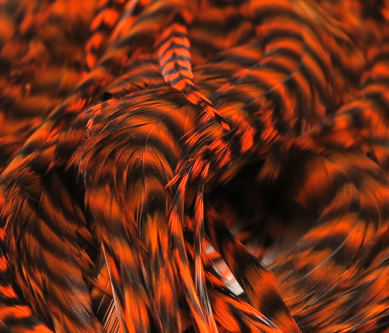 Hareline Half Dyed Grizzly Saddles