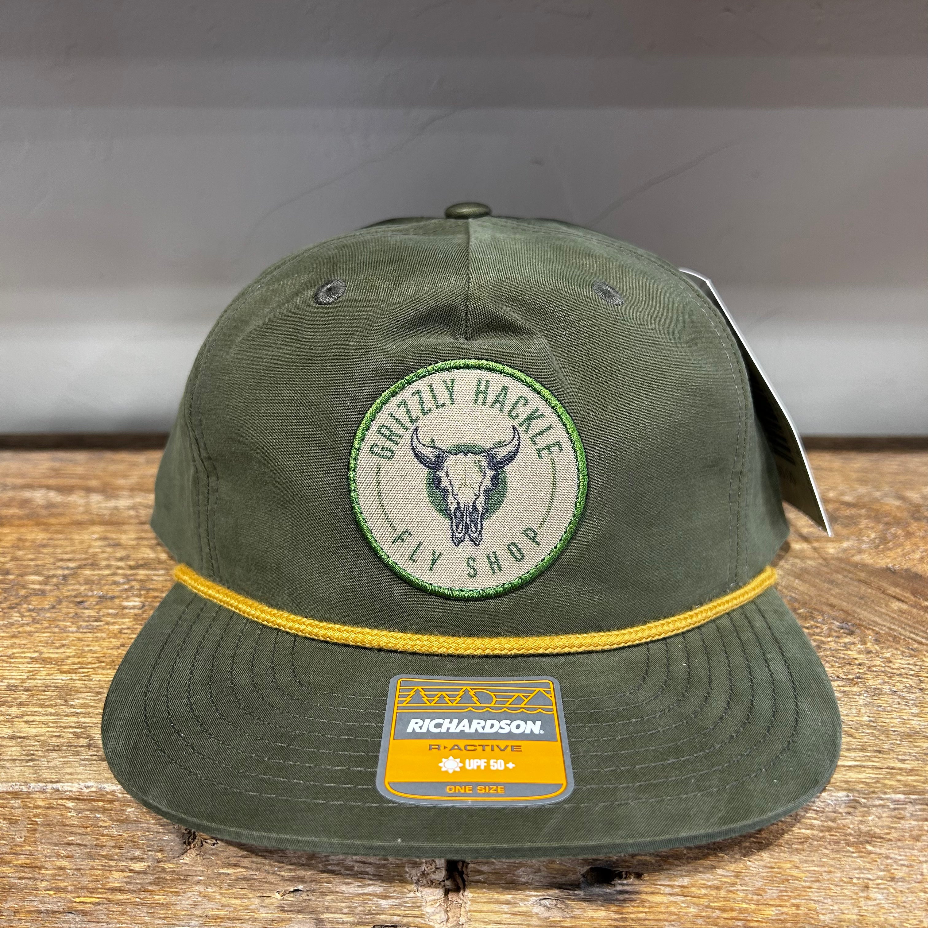 Grizzly Hackle "Bison" Patch Cap