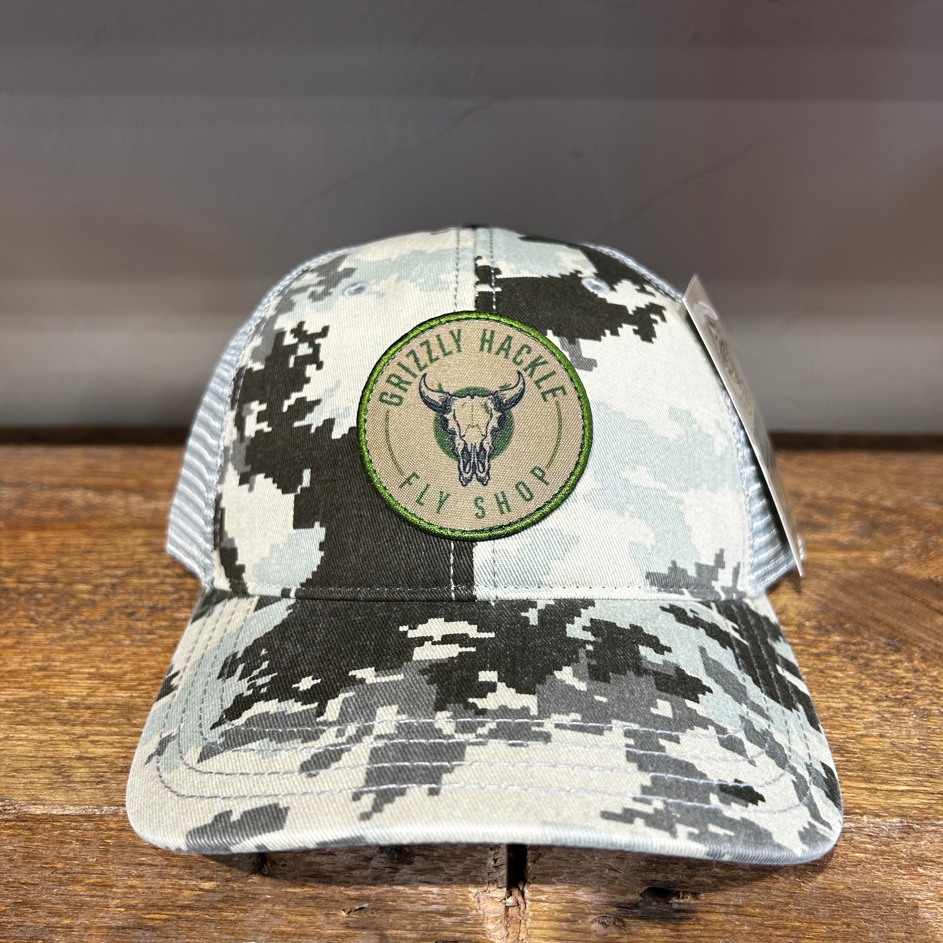Grizzly Hackle "Bison" Patch Cap