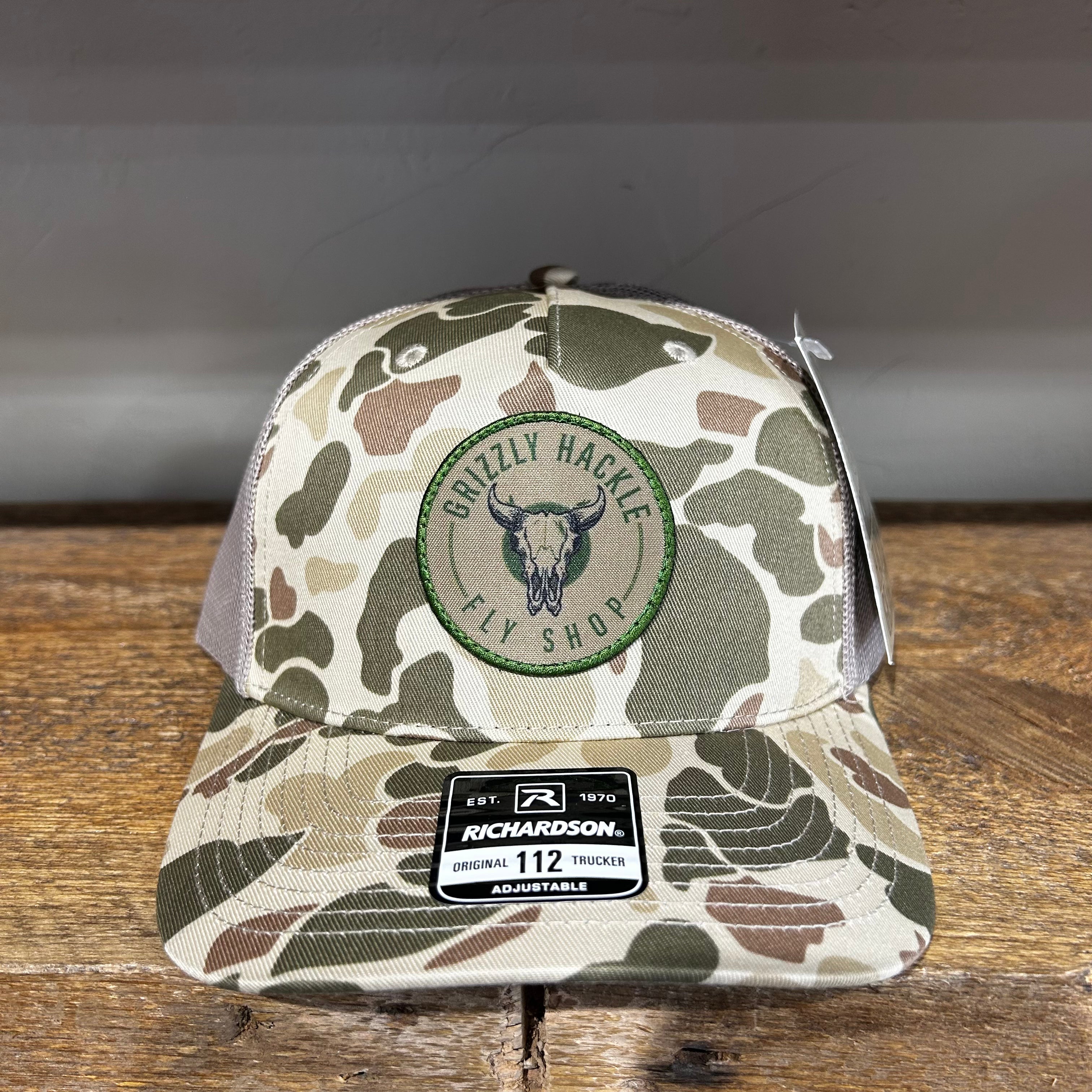 Grizzly Hackle "Bison" Patch Trucker Hat