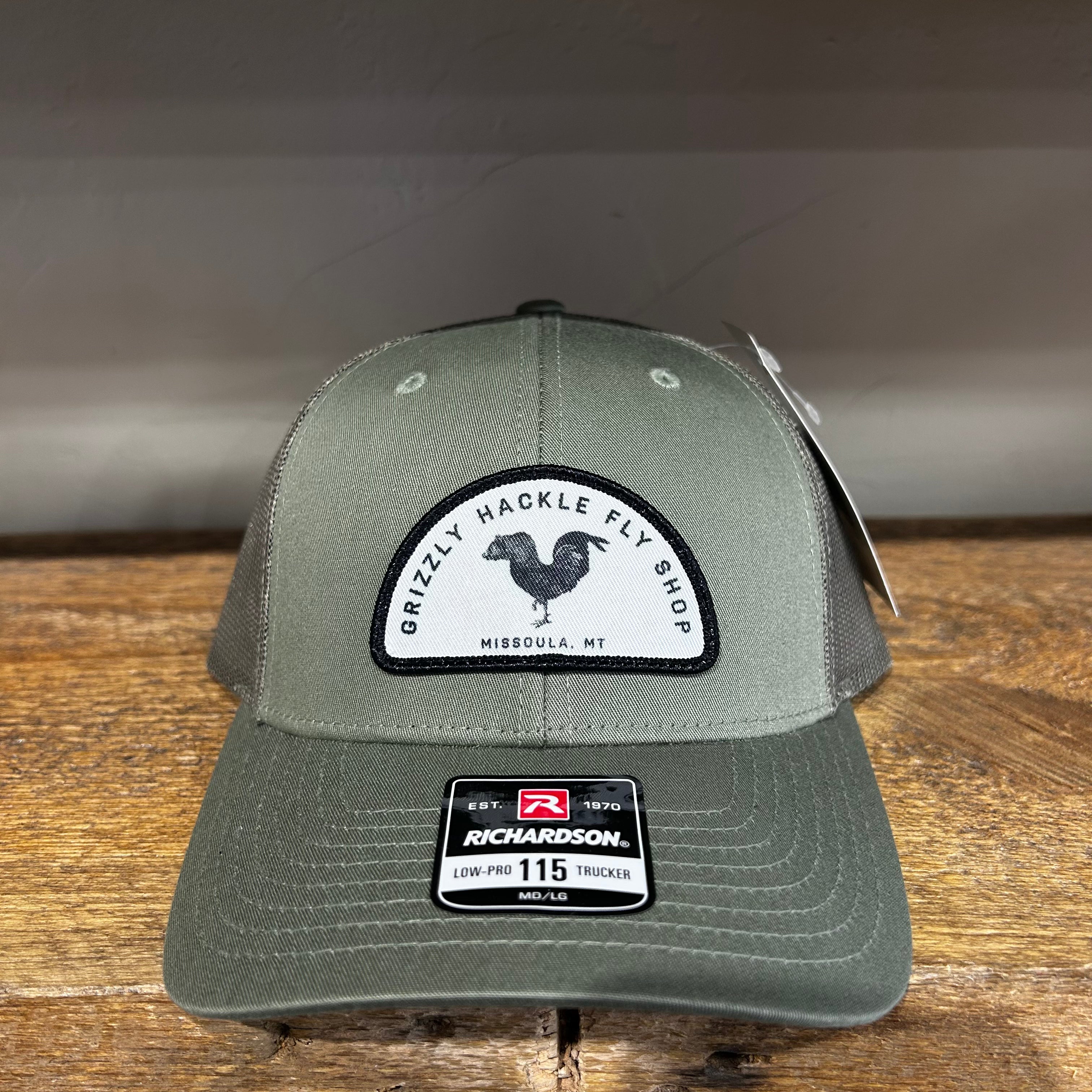 Grizzly Hackle Half Chicken Hat