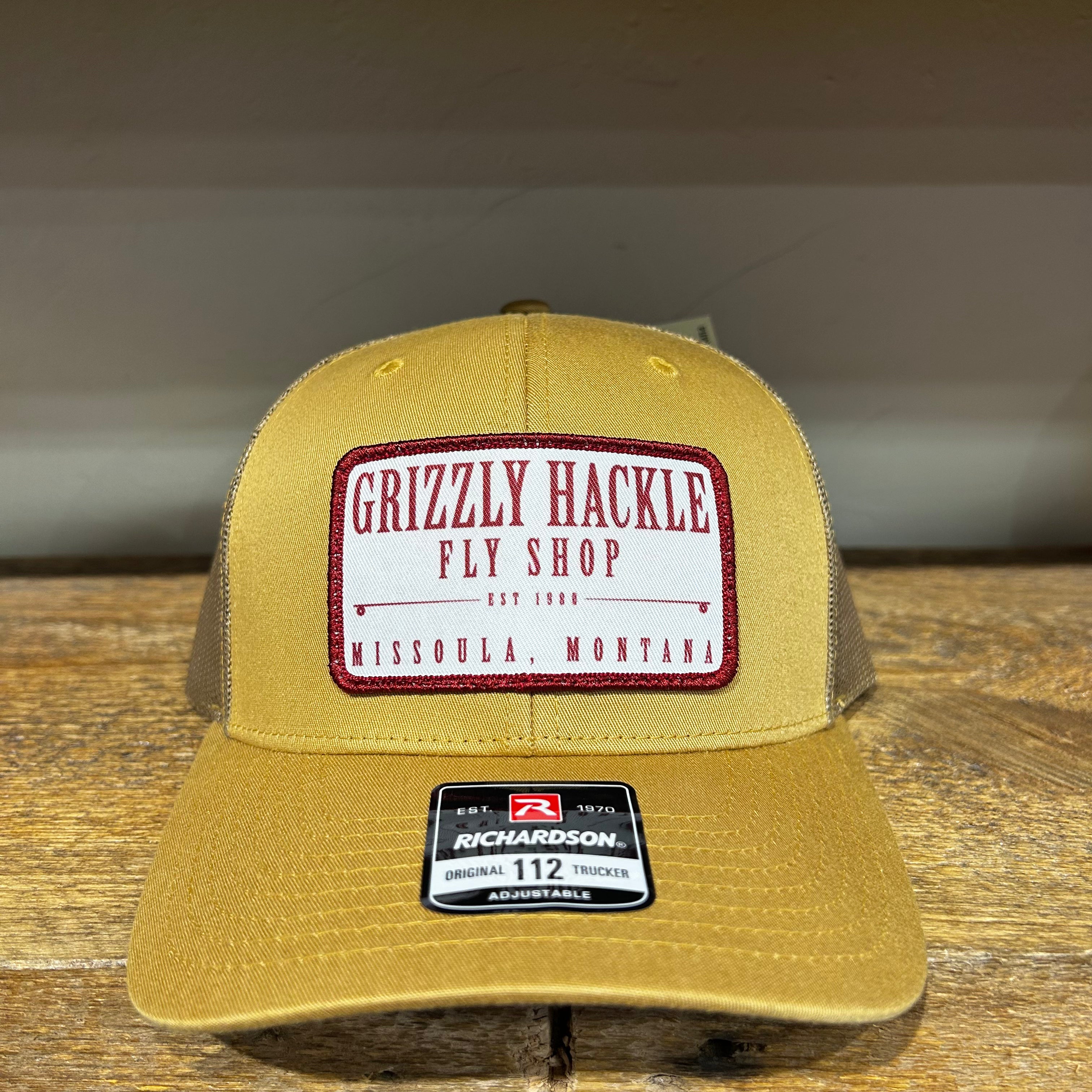 Grizzly Hackle Patch Hat