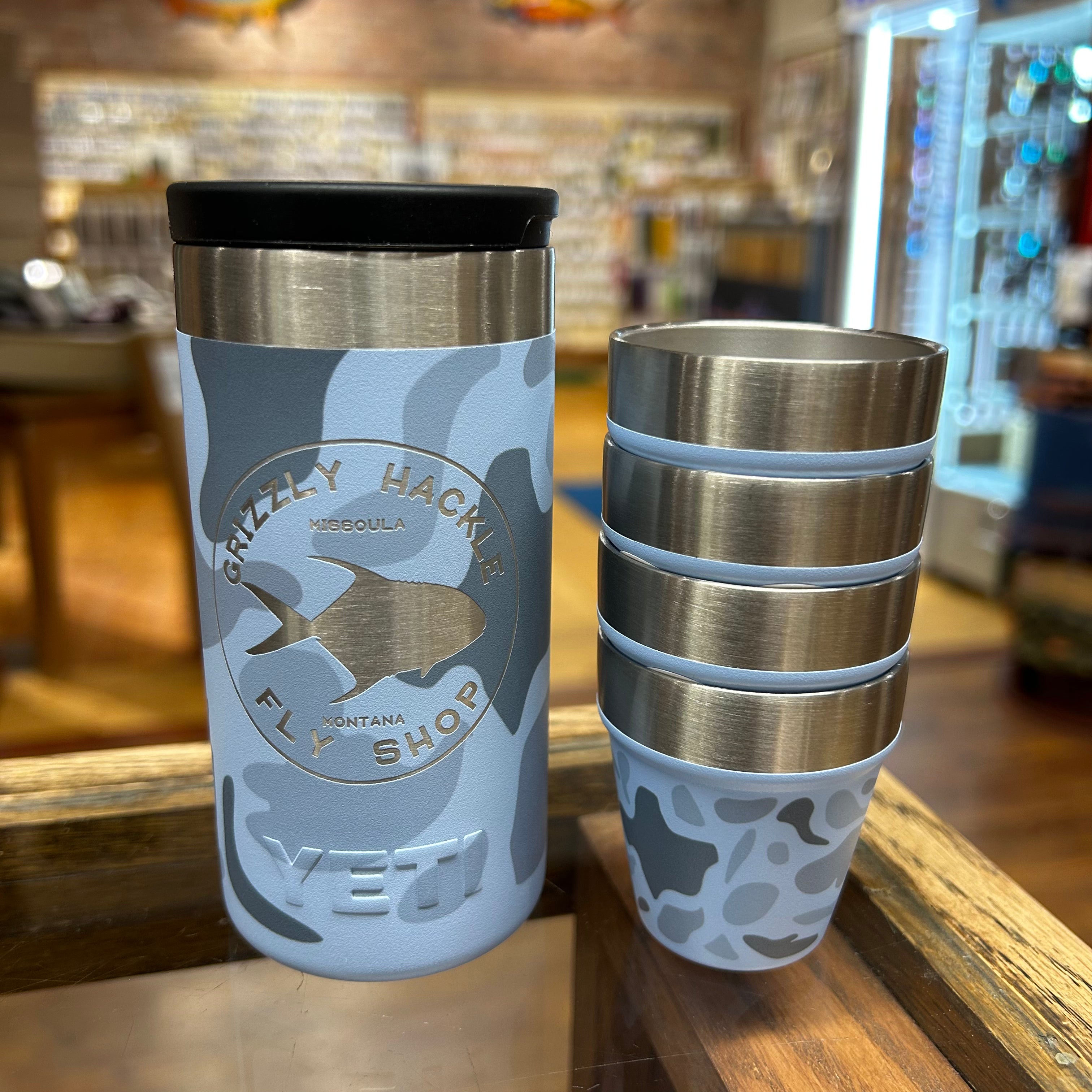 Yeti Shot Glasses w/ Carrying Case