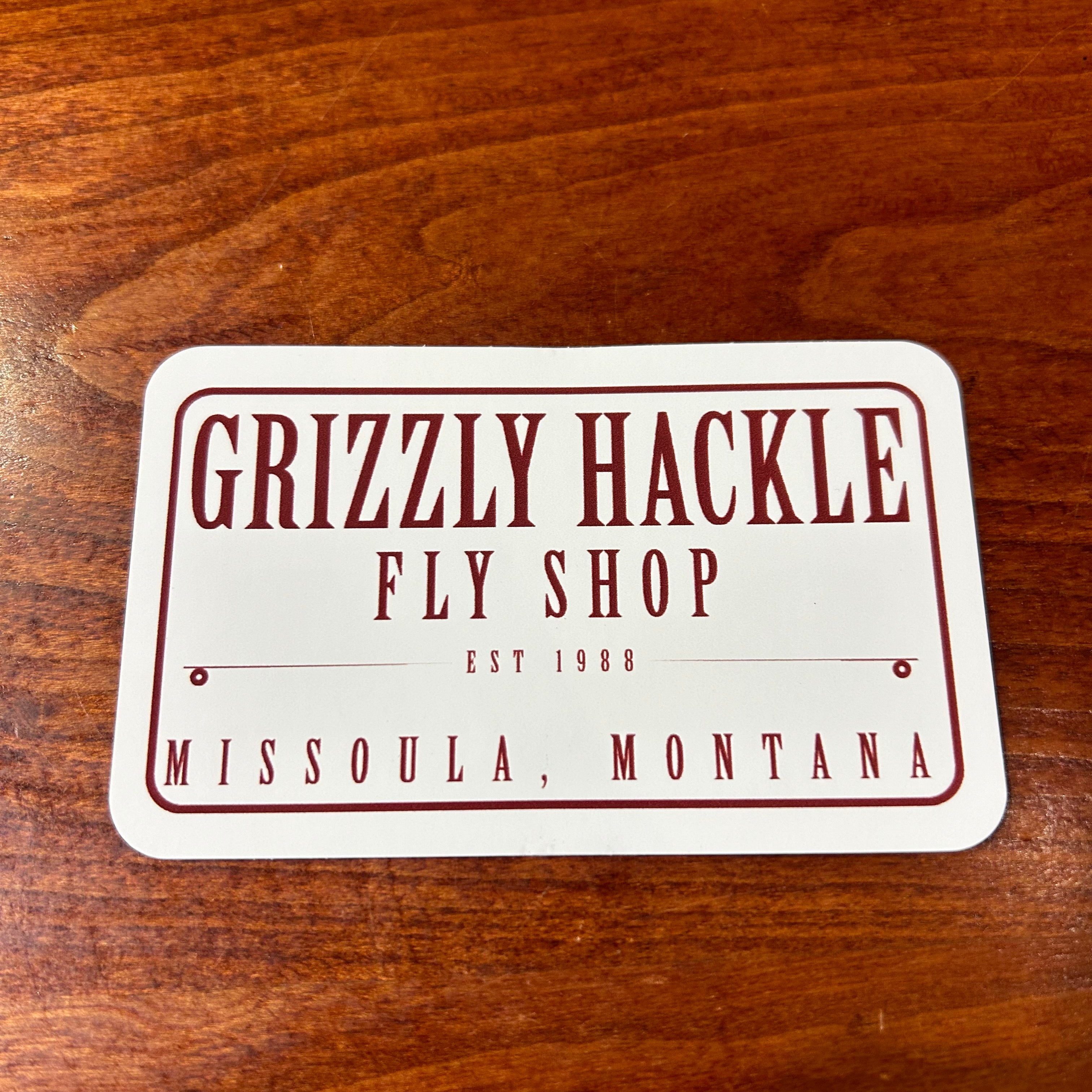 Grizzly Hackle Stickers-Hackle Patch