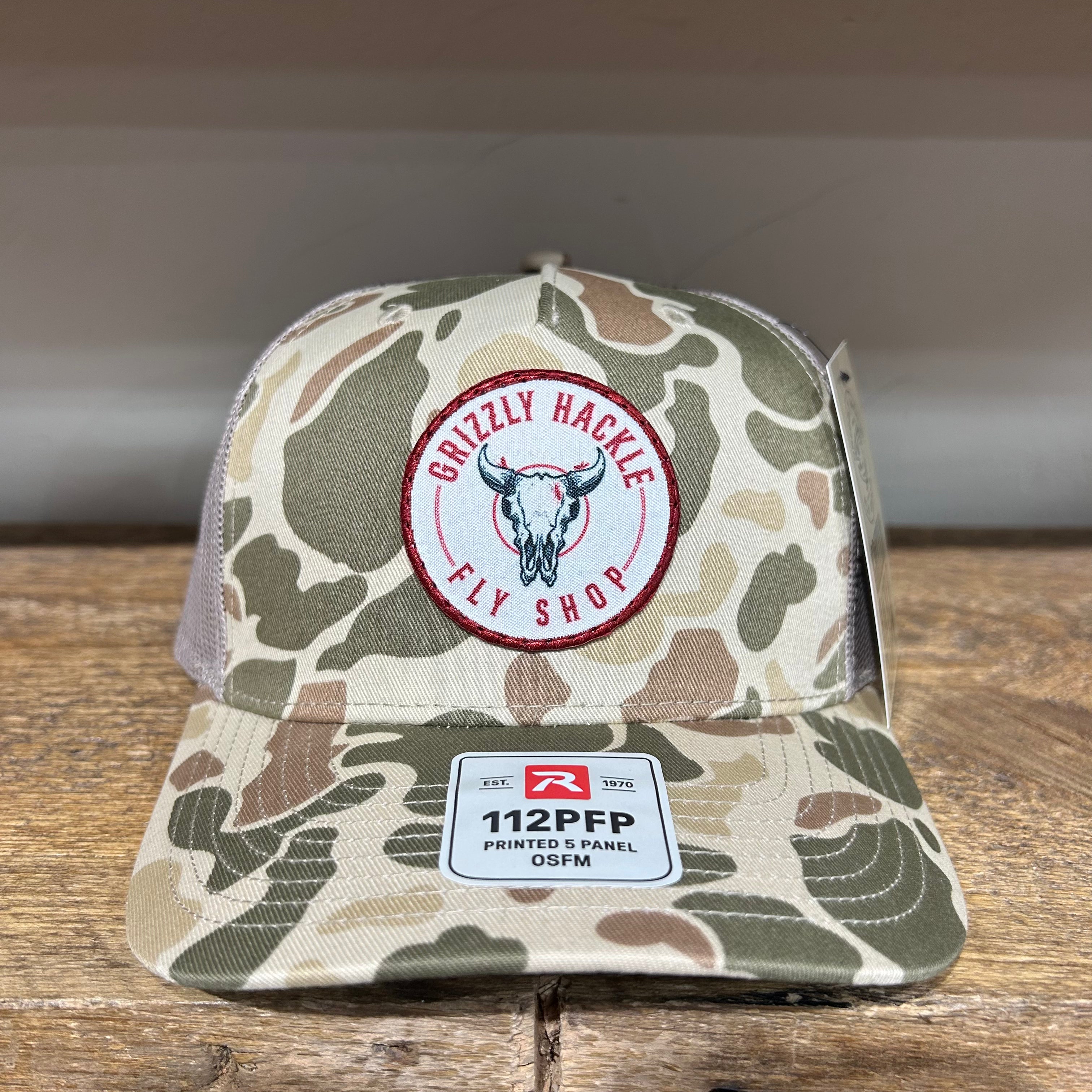 Grizzly Hackle "Bison 2.0" Patch Trucker Cap