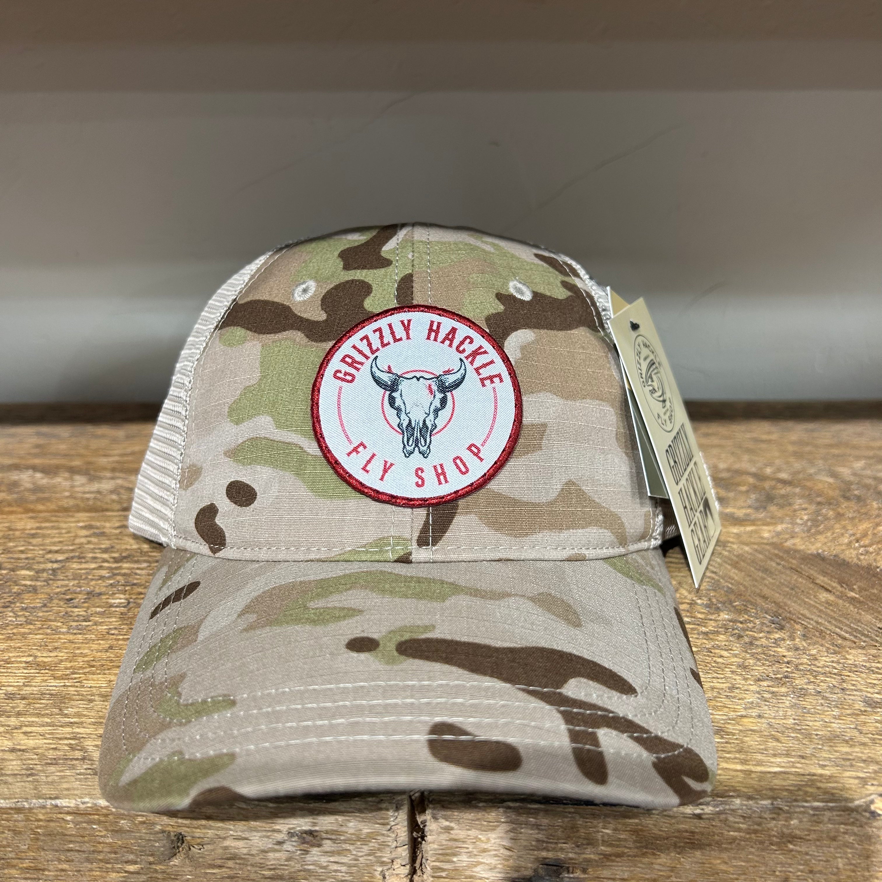 Grizzly Hackle "Bison 2.0" Patch Relaxed Cap