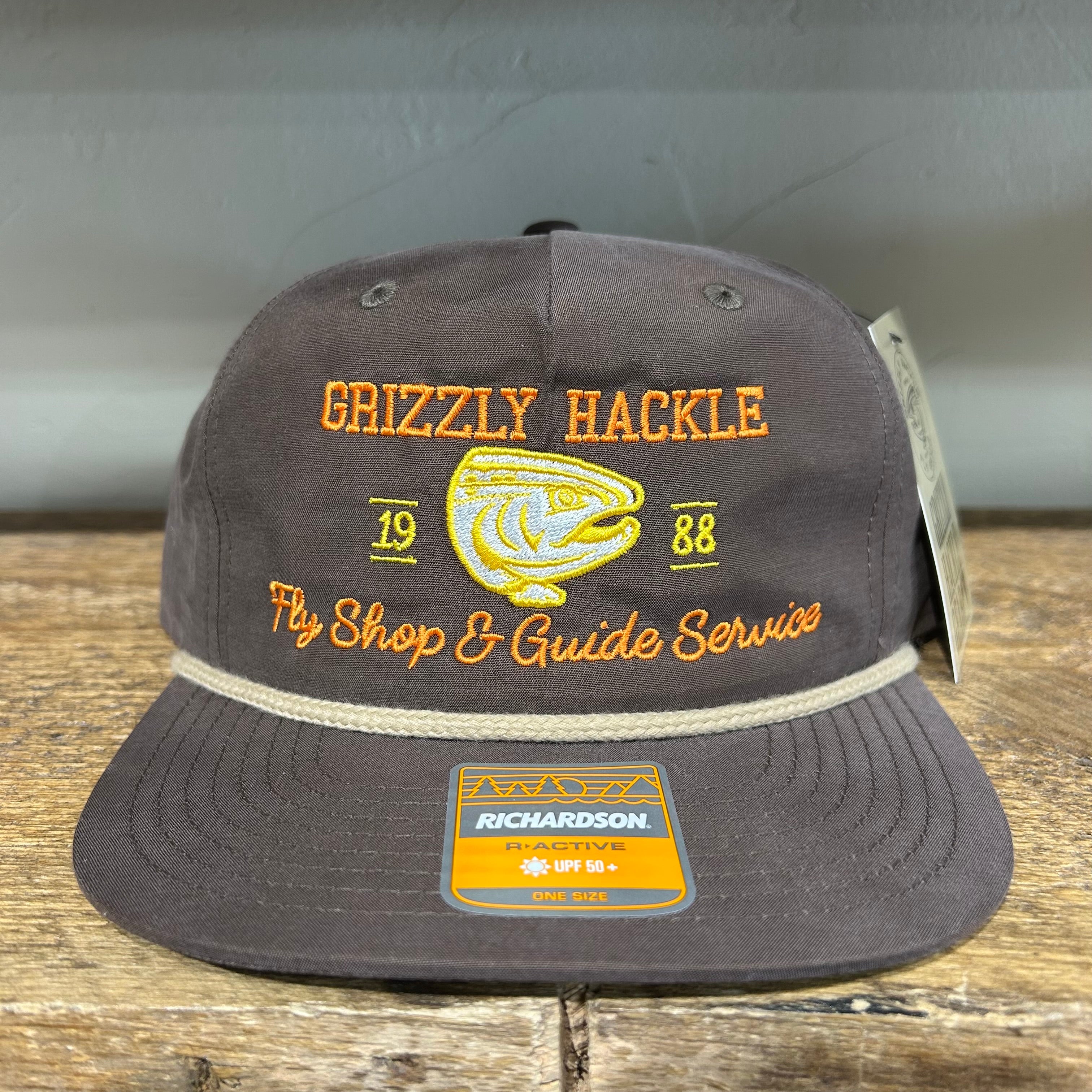 Grizzly Hackle "Throwback" Embroidered Hat