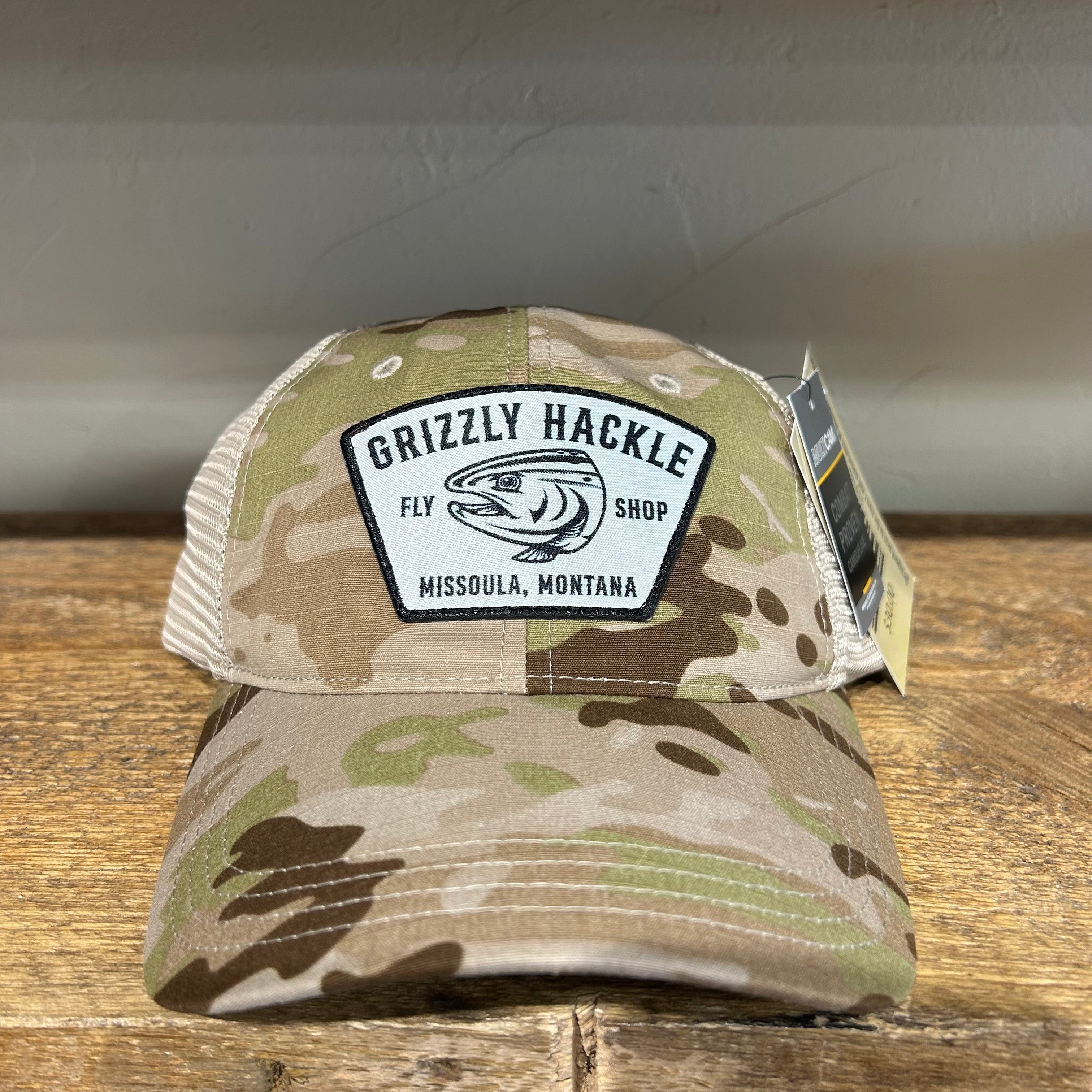 Grizzly Hackle "Missoula" Patch Relaxed Hat