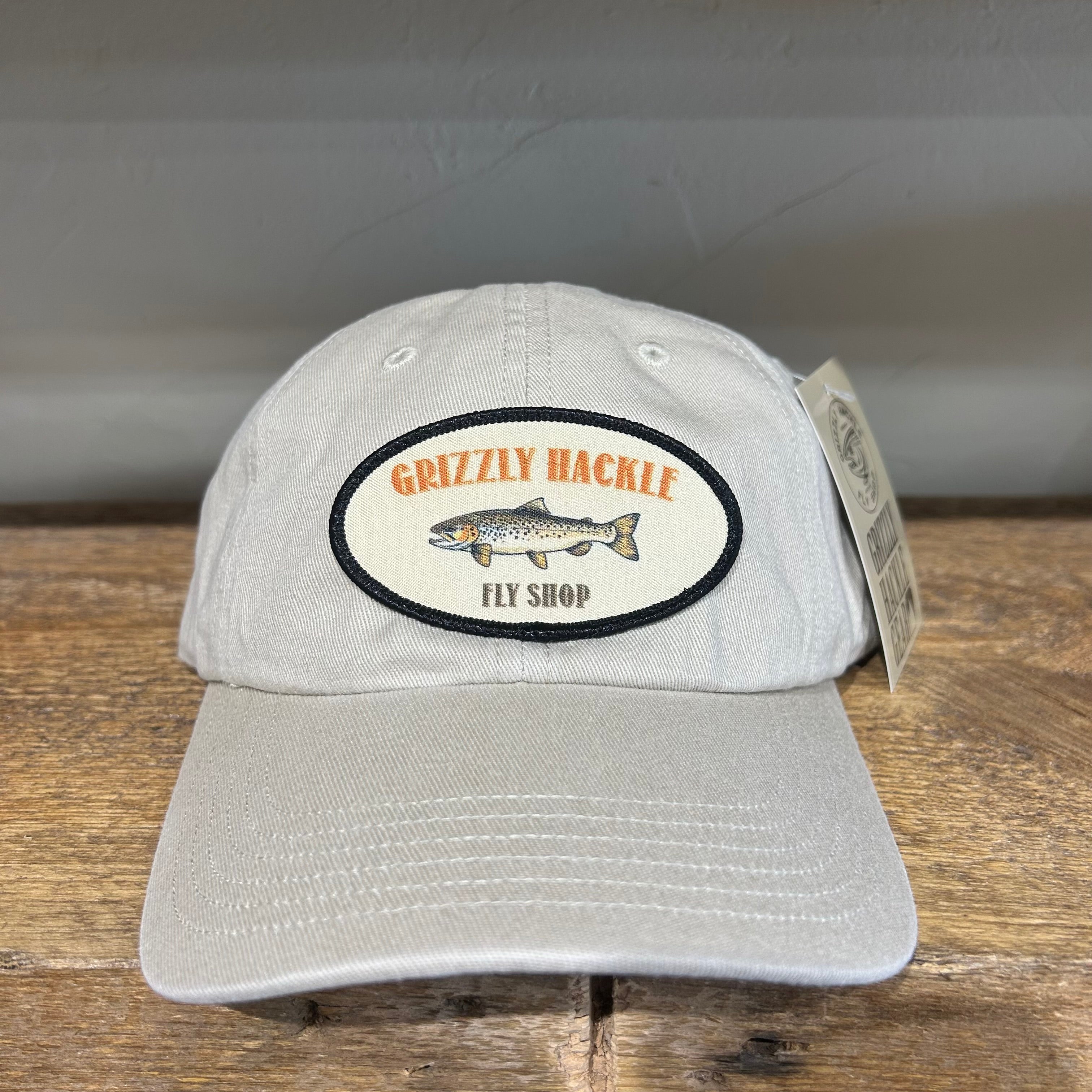 Grizzly Hackle "Trout" Patch Hat