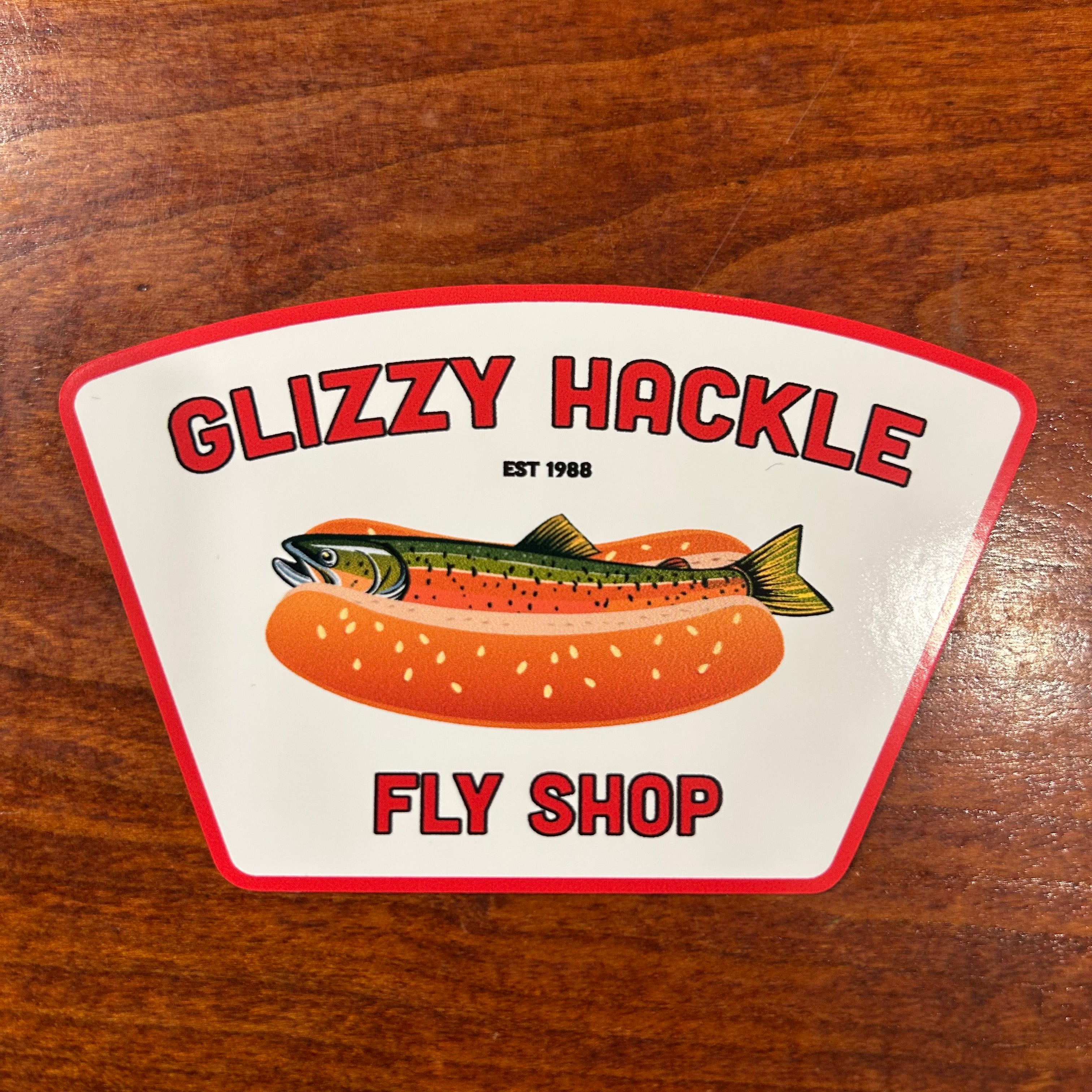 Grizzly Hackle Stickers- Glizzy Hackle