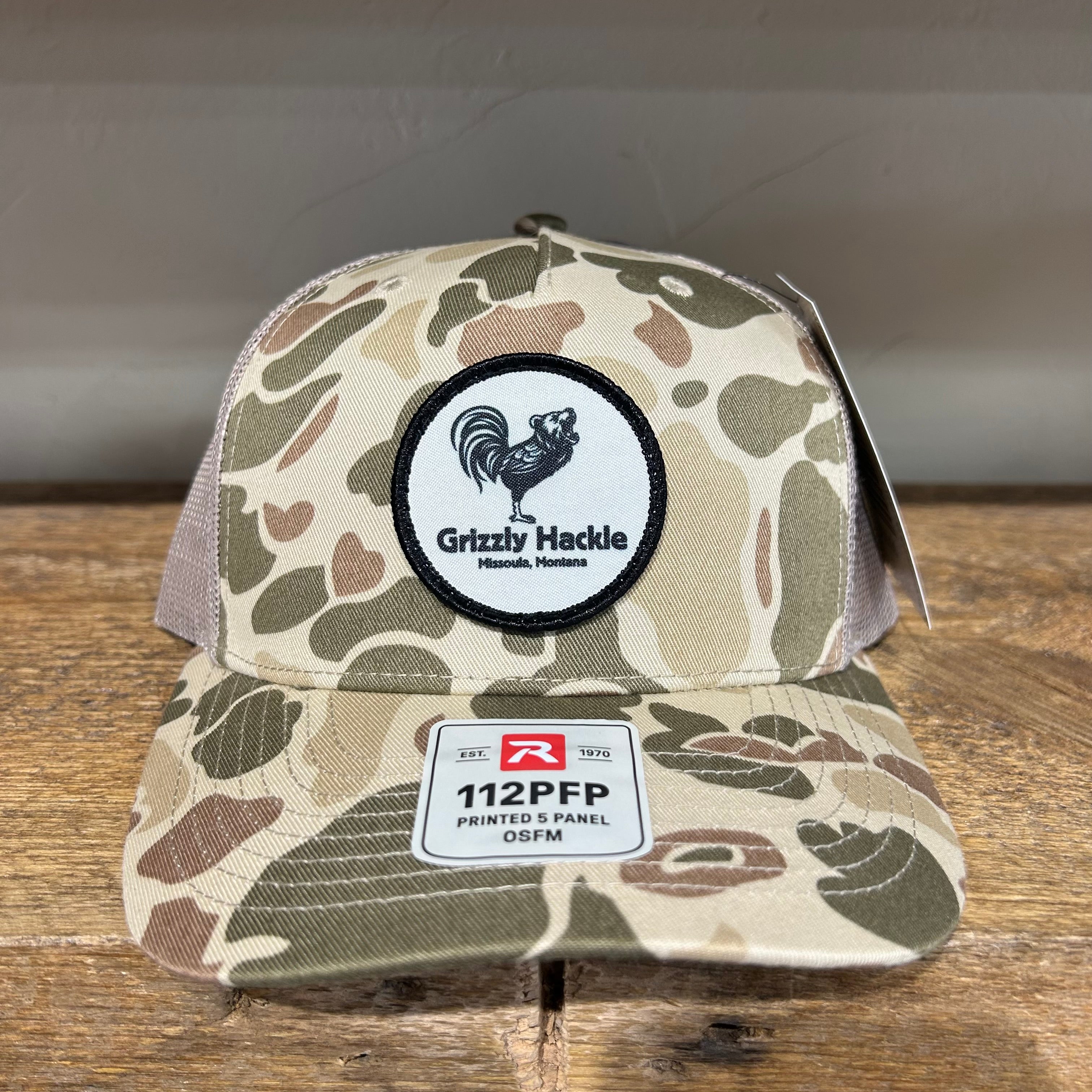 Grizzly Hackle "Chicken Head" Patch Trucker Hat