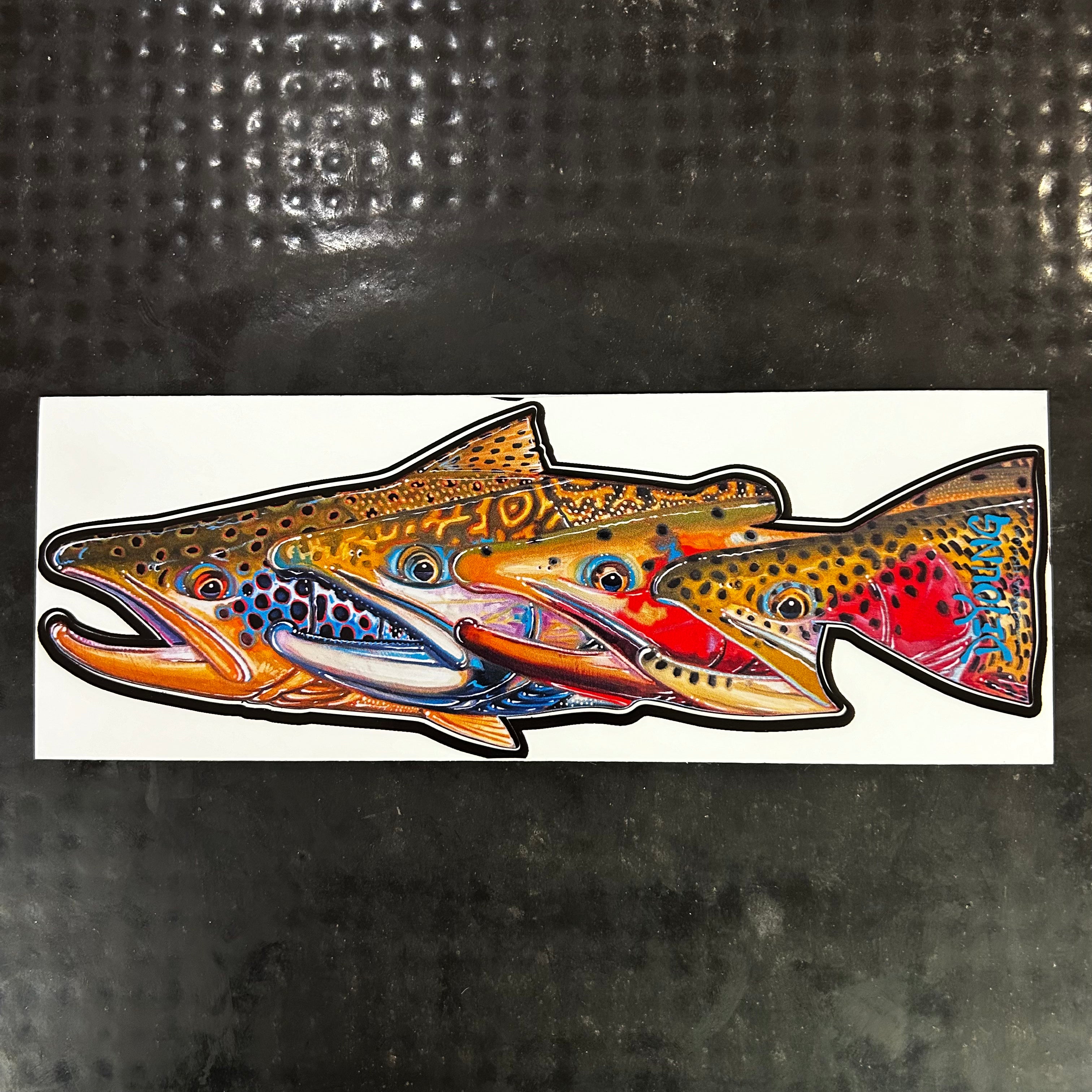 Derek DeYoung "Fab Four-Trout Decal"