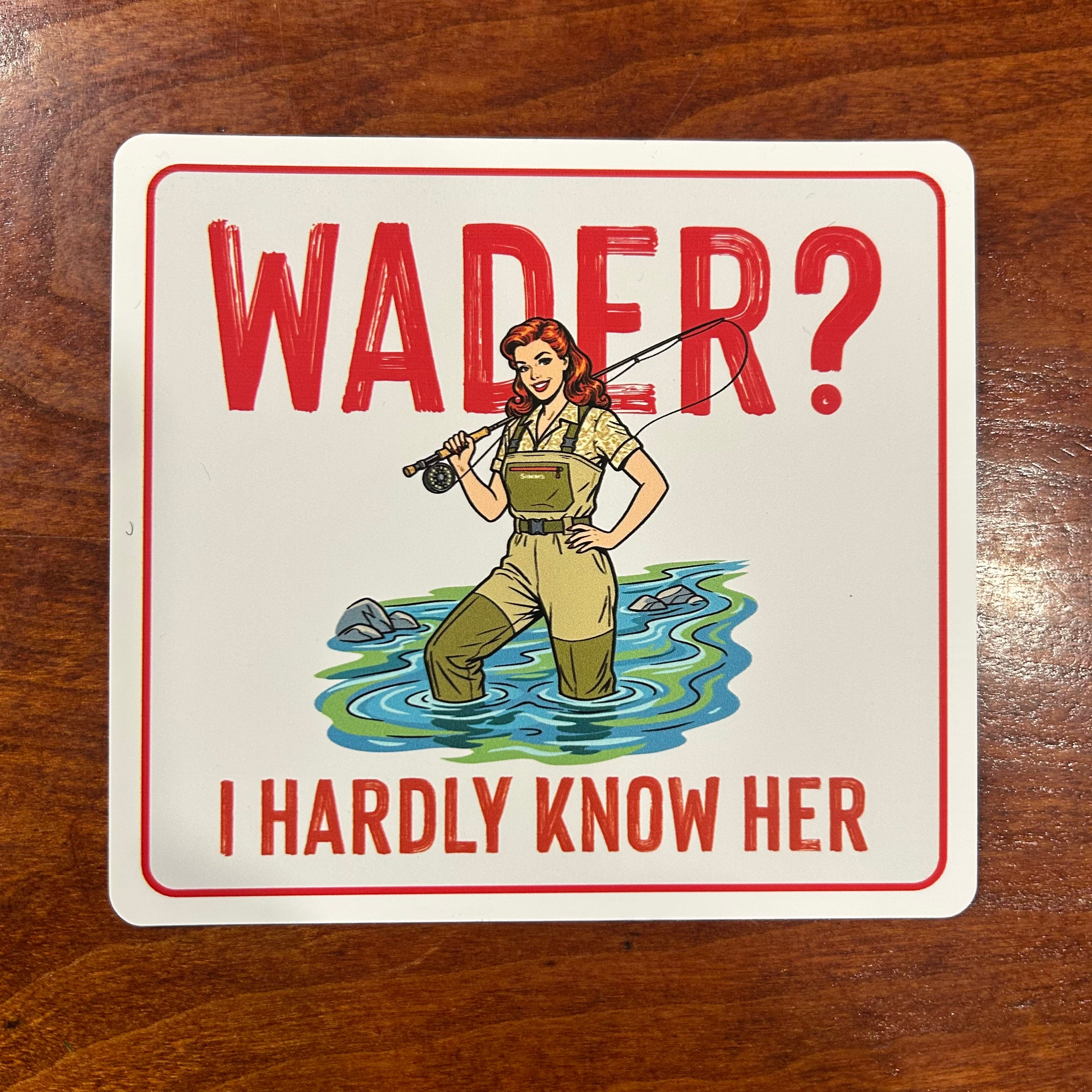 Grizzly Hackle Stickers- Wader?