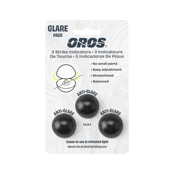 Oros Strike Indicators- Black Anti-Glare (3-Pack)