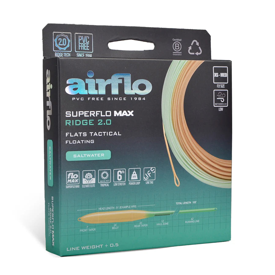 Airflo Superflo Max Ridge 2.0 Flats Tactical Taper Fly Line