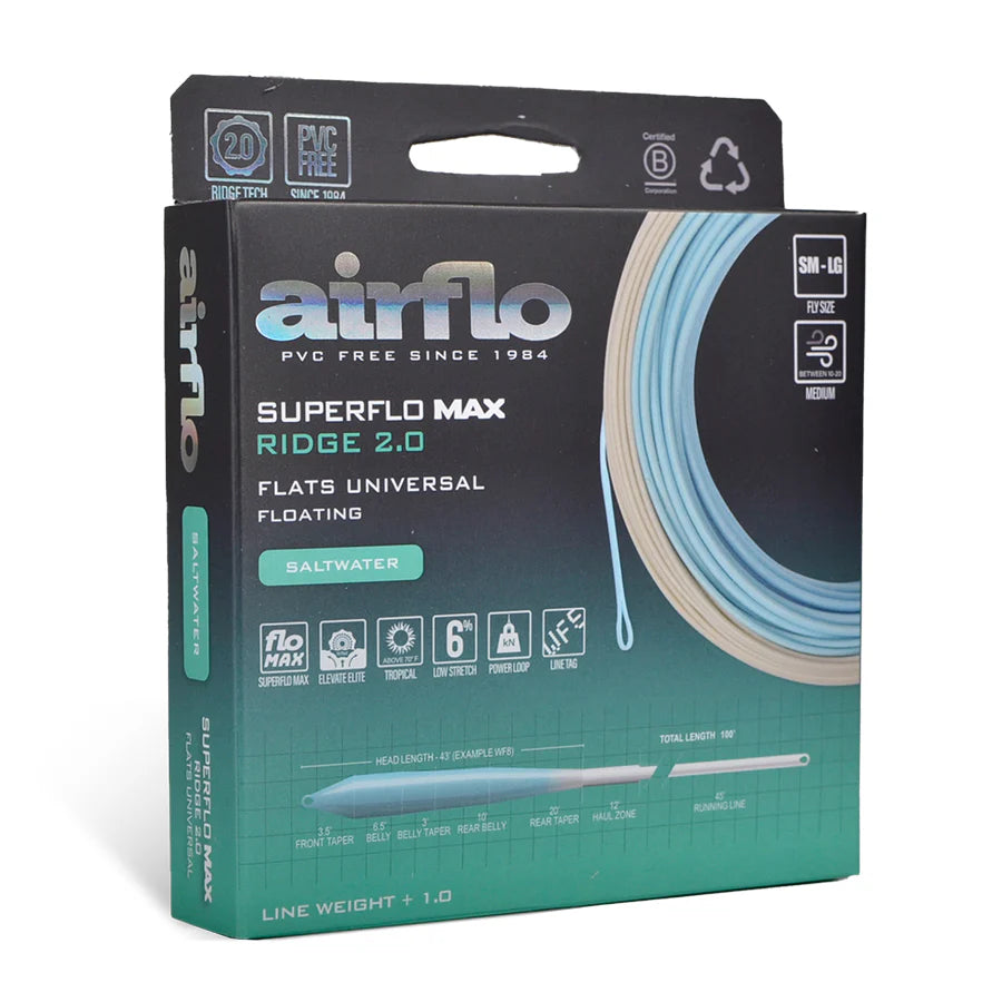 Airflo Superflo Max Ridge 2.0 Flats Universal Taper Fly Line