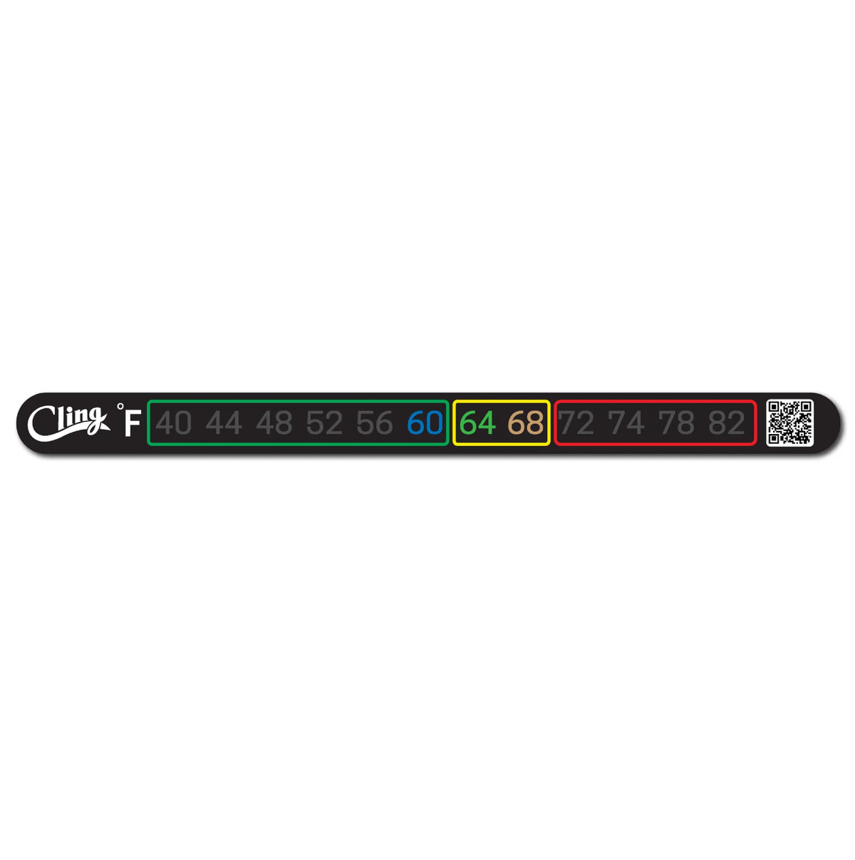 Cling Temperature Tape- Stick-On Water Thermometer