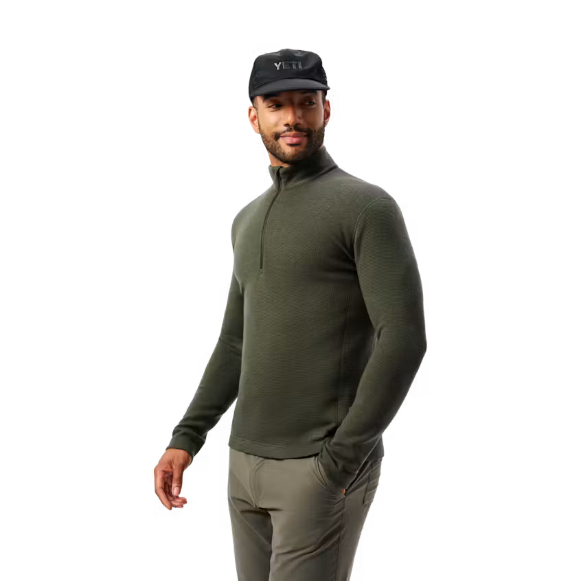 Yeti M's Caprock Merino 250 Quarter Zip