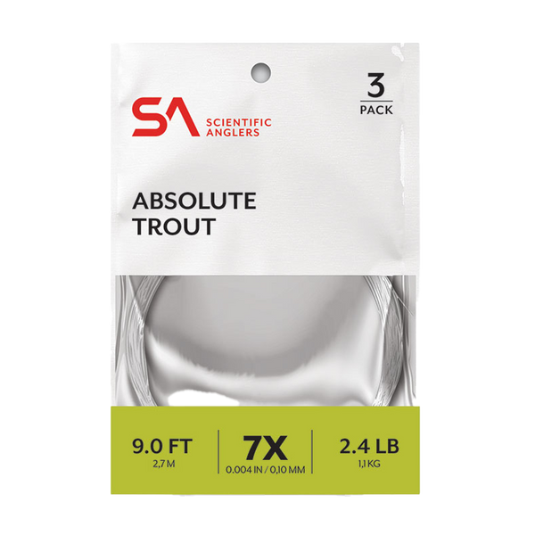 SA Absolute Trout Leader - 3-Pack