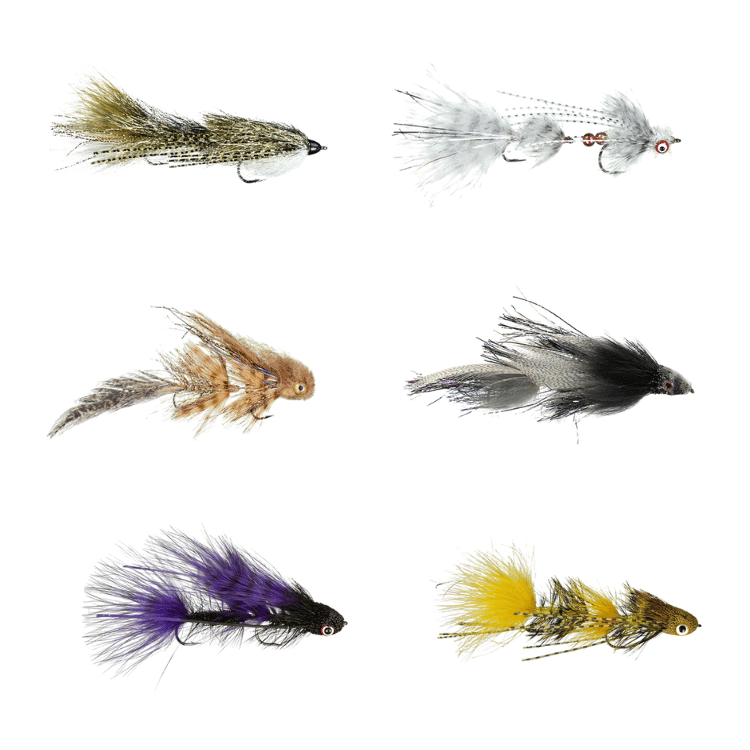 Articulated Streamer Fly Assortment- 14 Pack