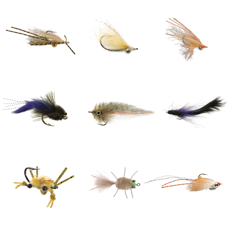 Flats Fishing Fly Assortment- 18 Pack