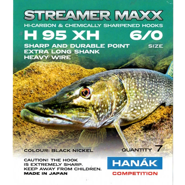 Hanák 95 XH Streamer Maxx Barbed Hook