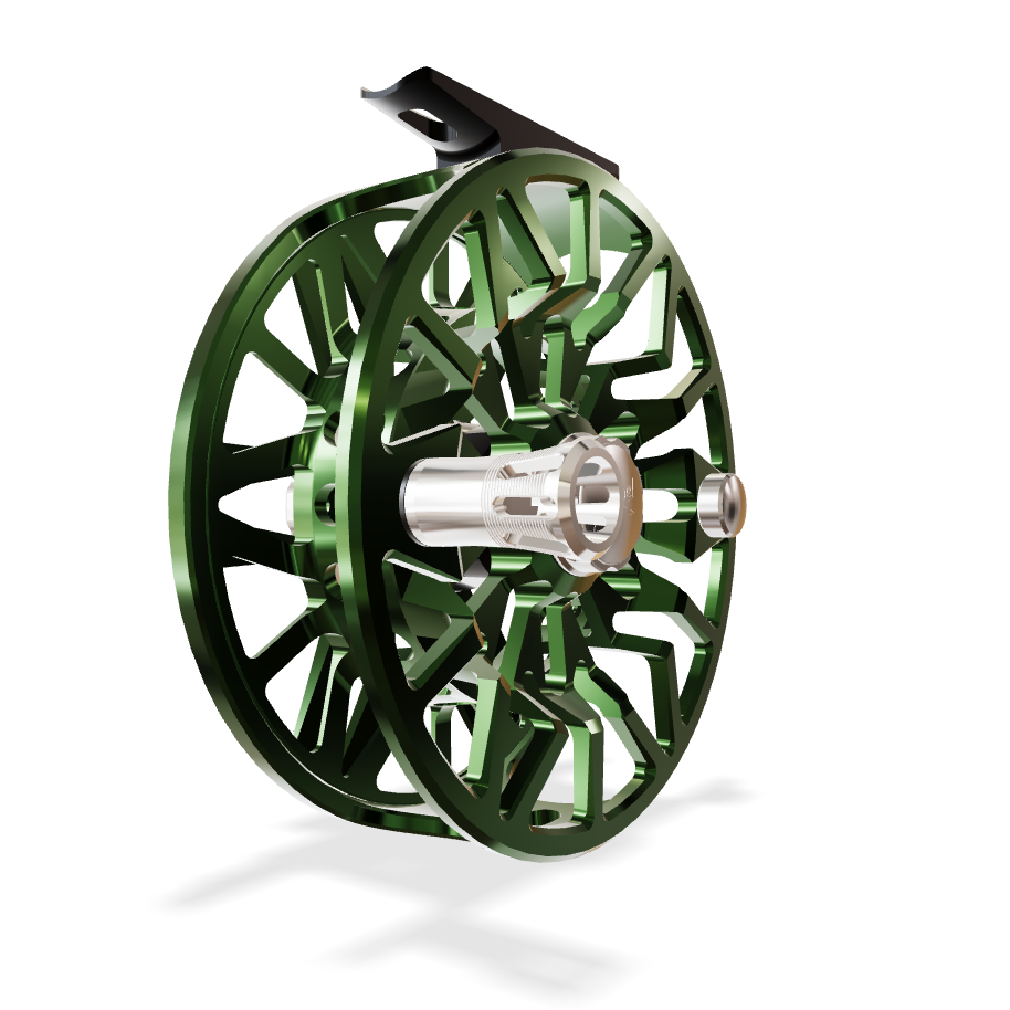 Abel SDS 7/8- Deep Green/Platinum