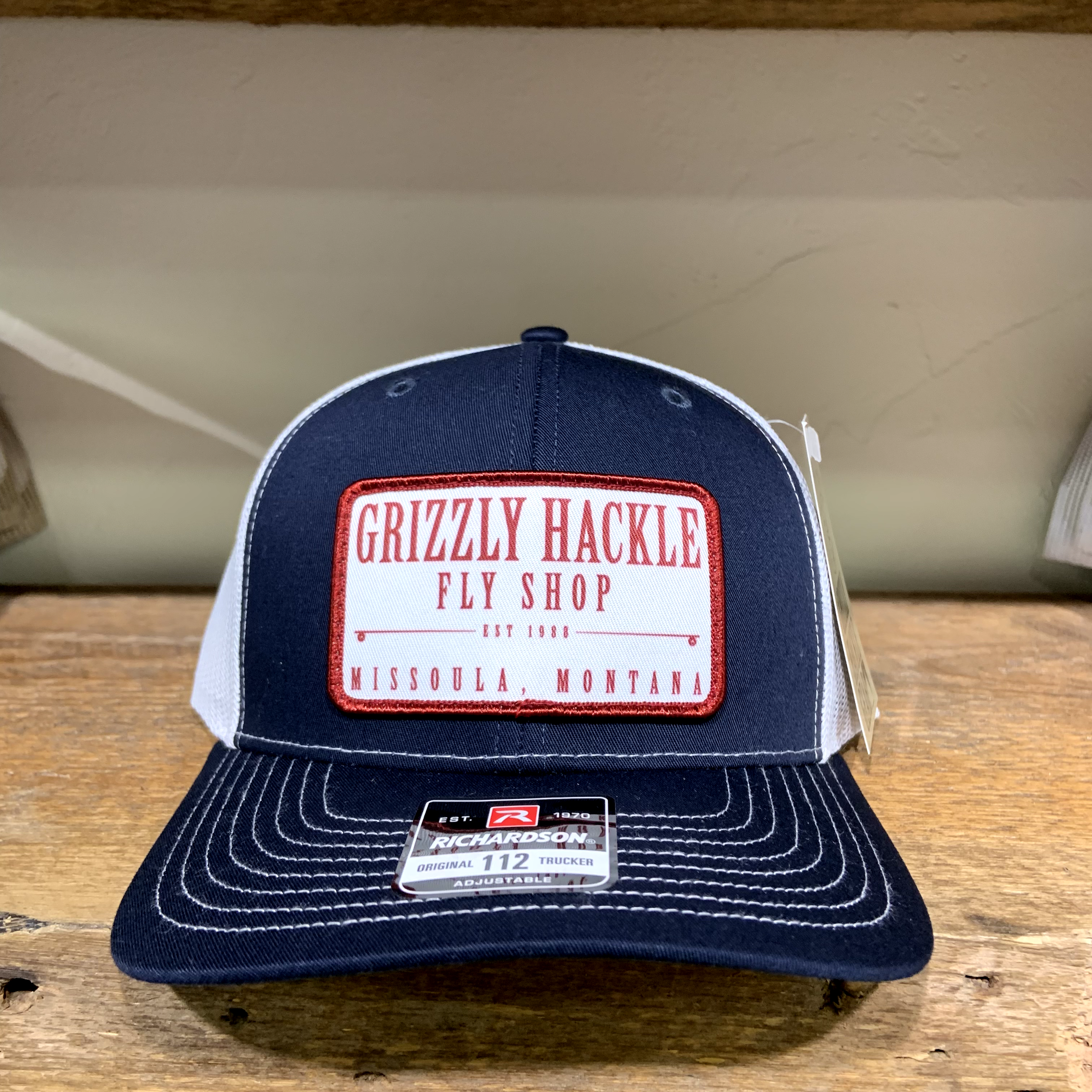 Grizzly Hackle Patch Hat