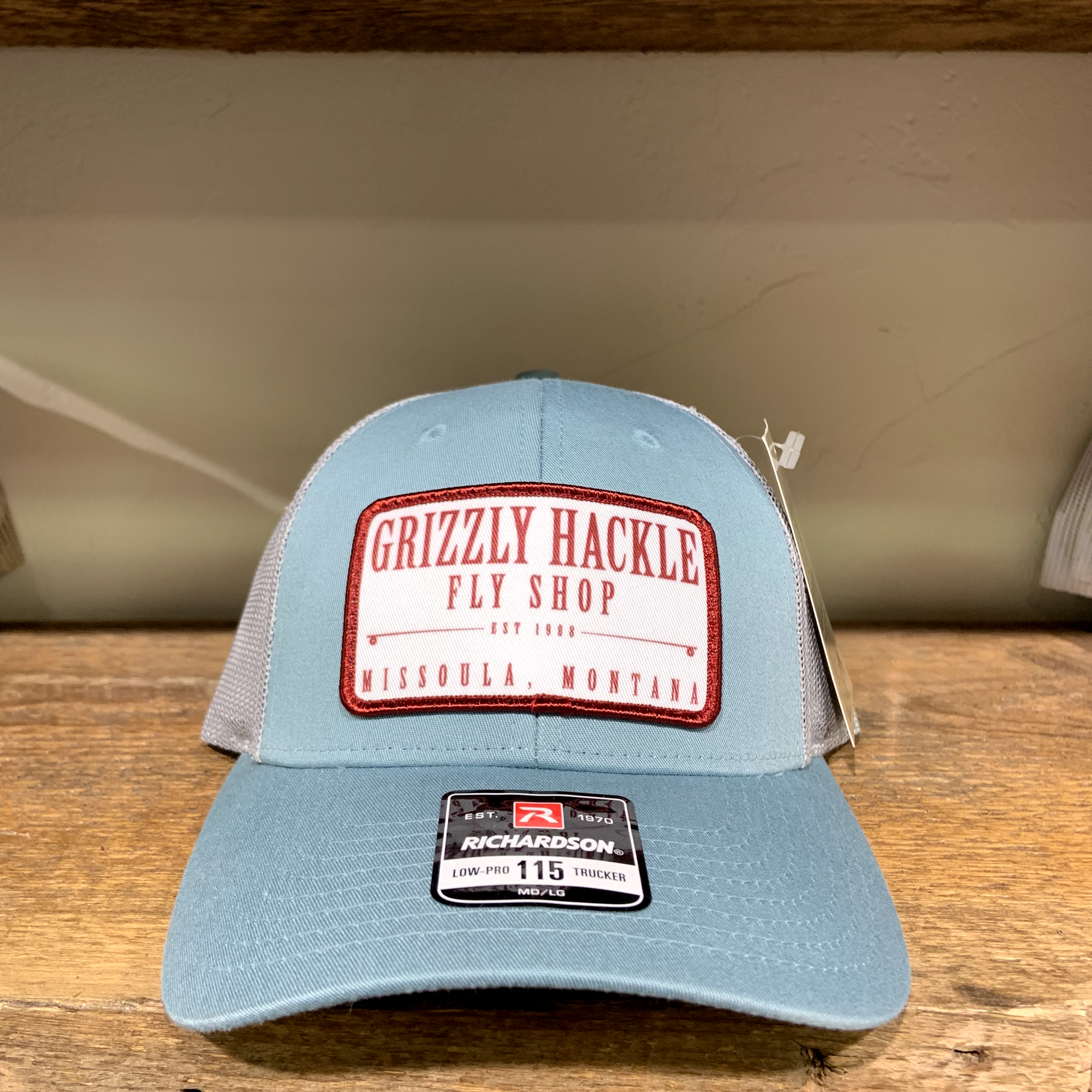 Grizzly Hackle Patch Hat