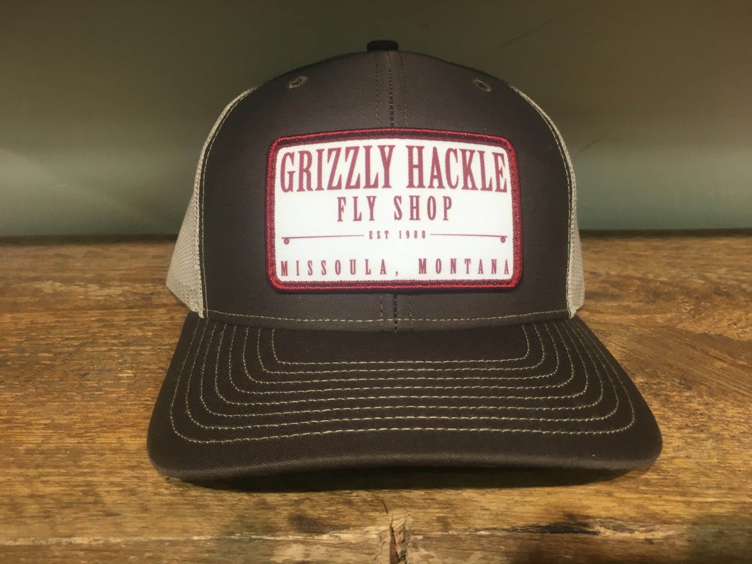 Grizzly Hackle Patch Hat