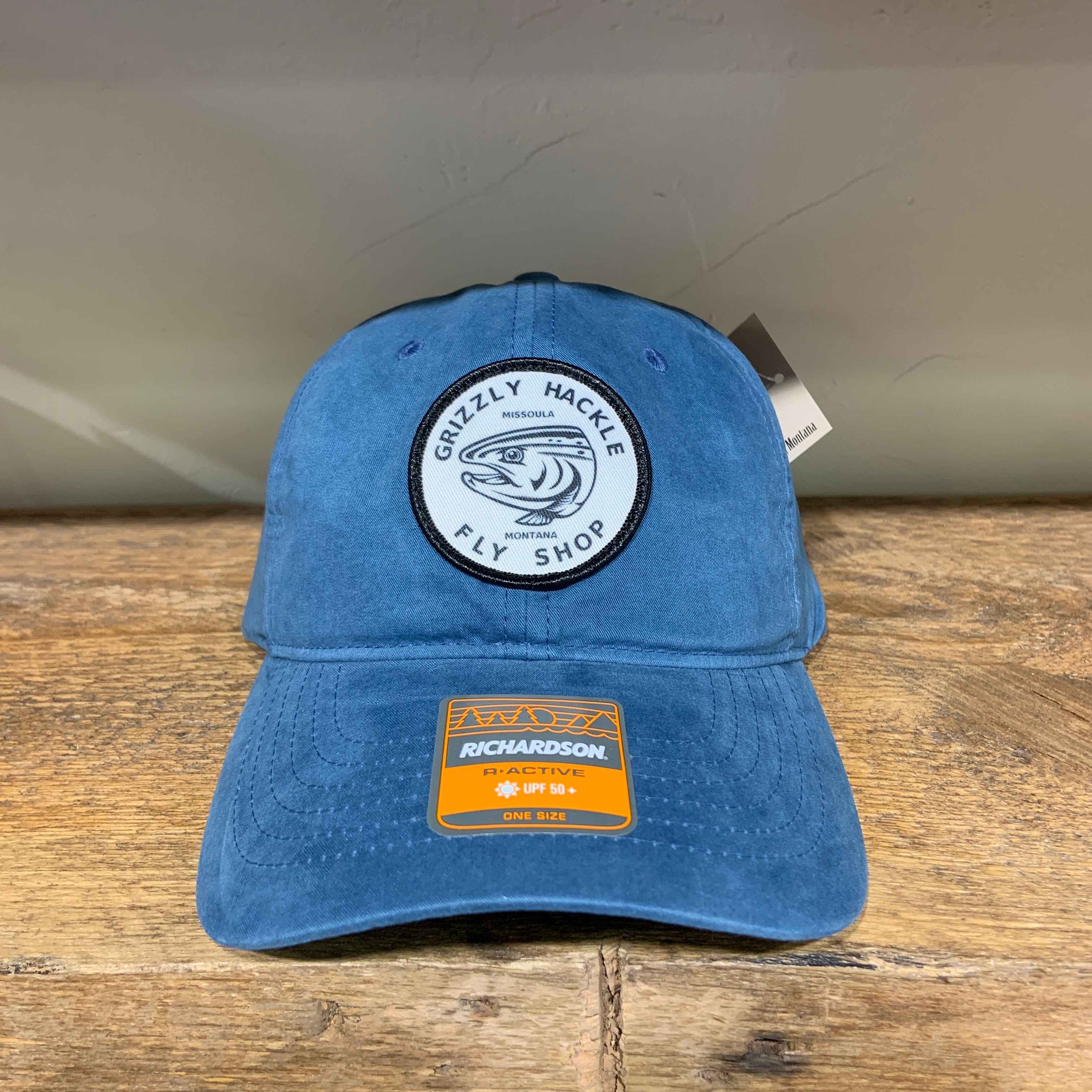 Grizzly Hackle Circle Fish-Strapback Cap