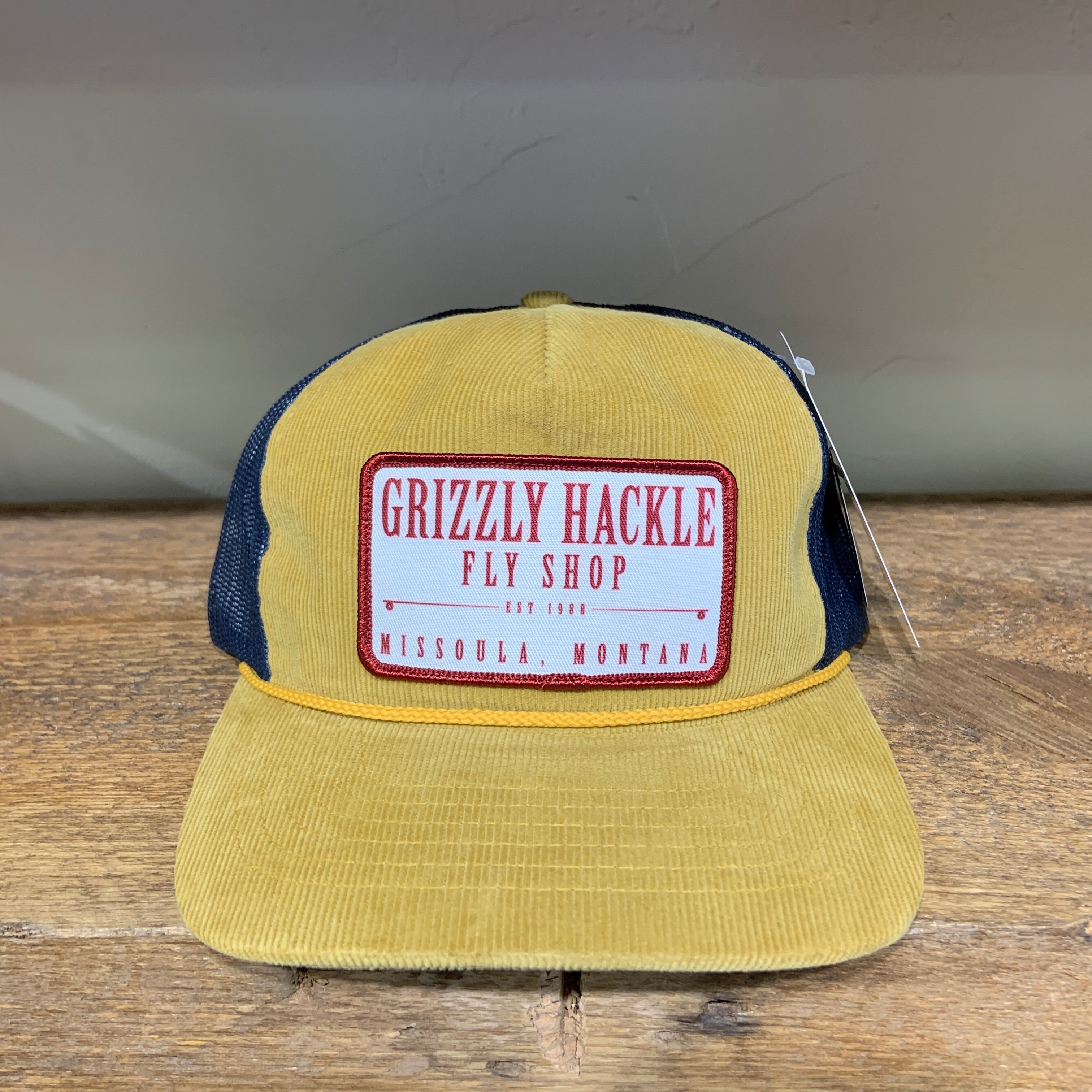 Grizzly Hackle Patch Hat