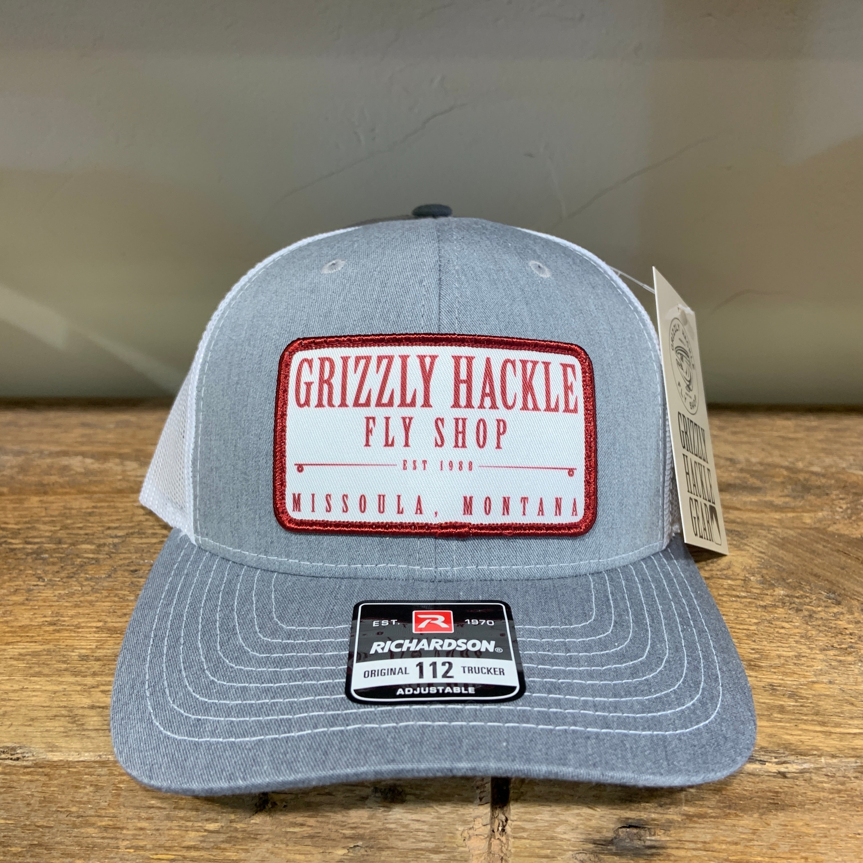 Grizzly Hackle Patch Hat