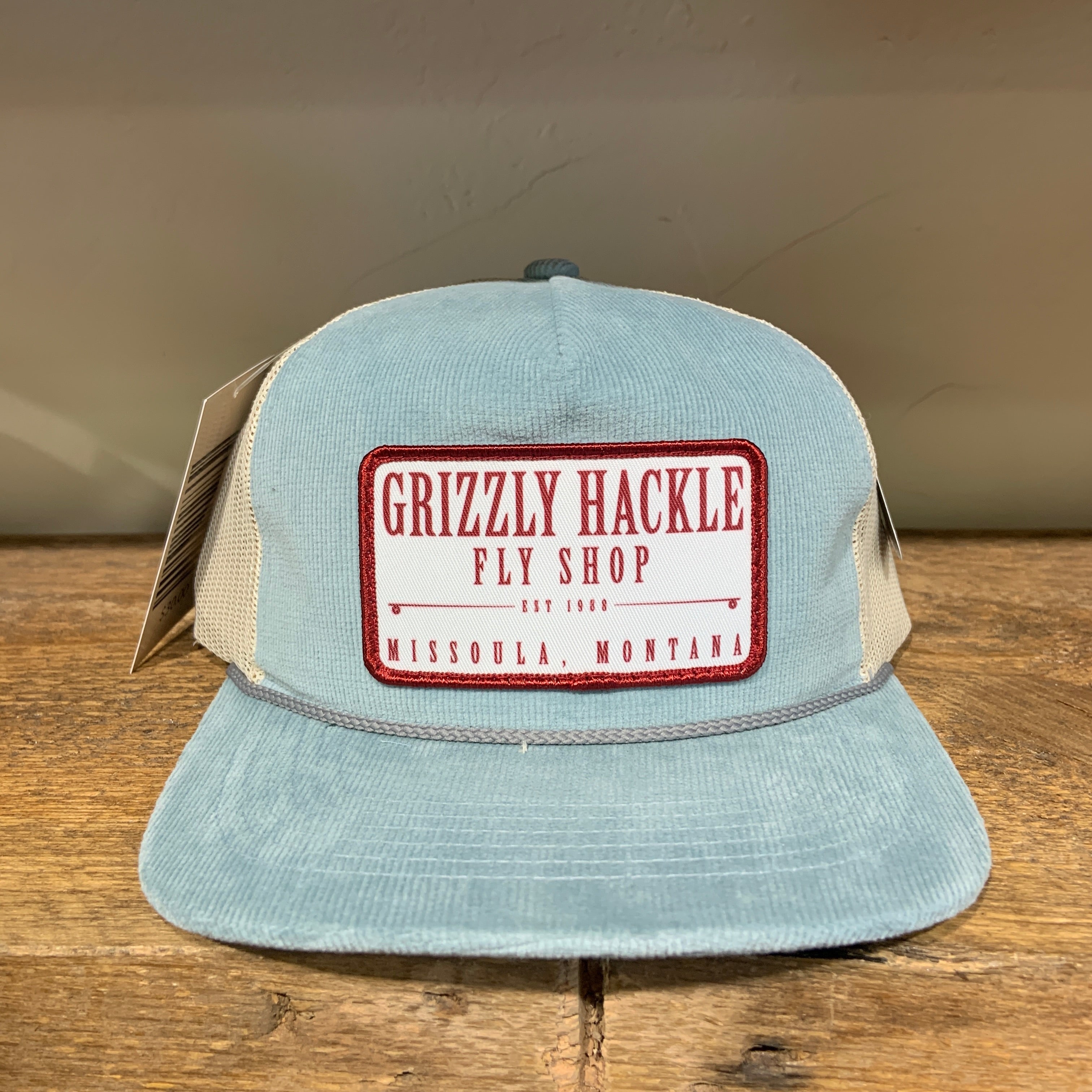 Grizzly Hackle Patch Hat