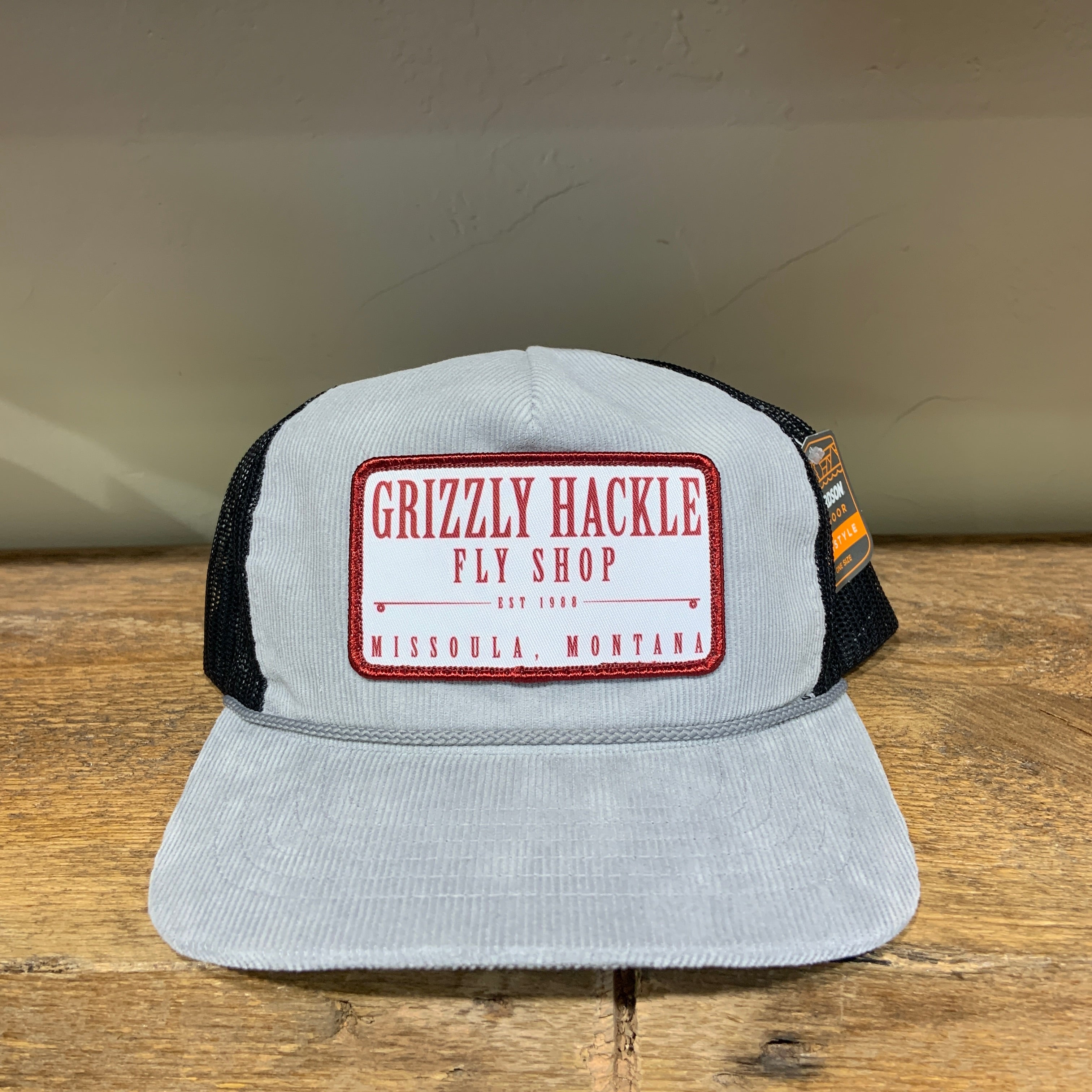 Grizzly Hackle Patch Hat