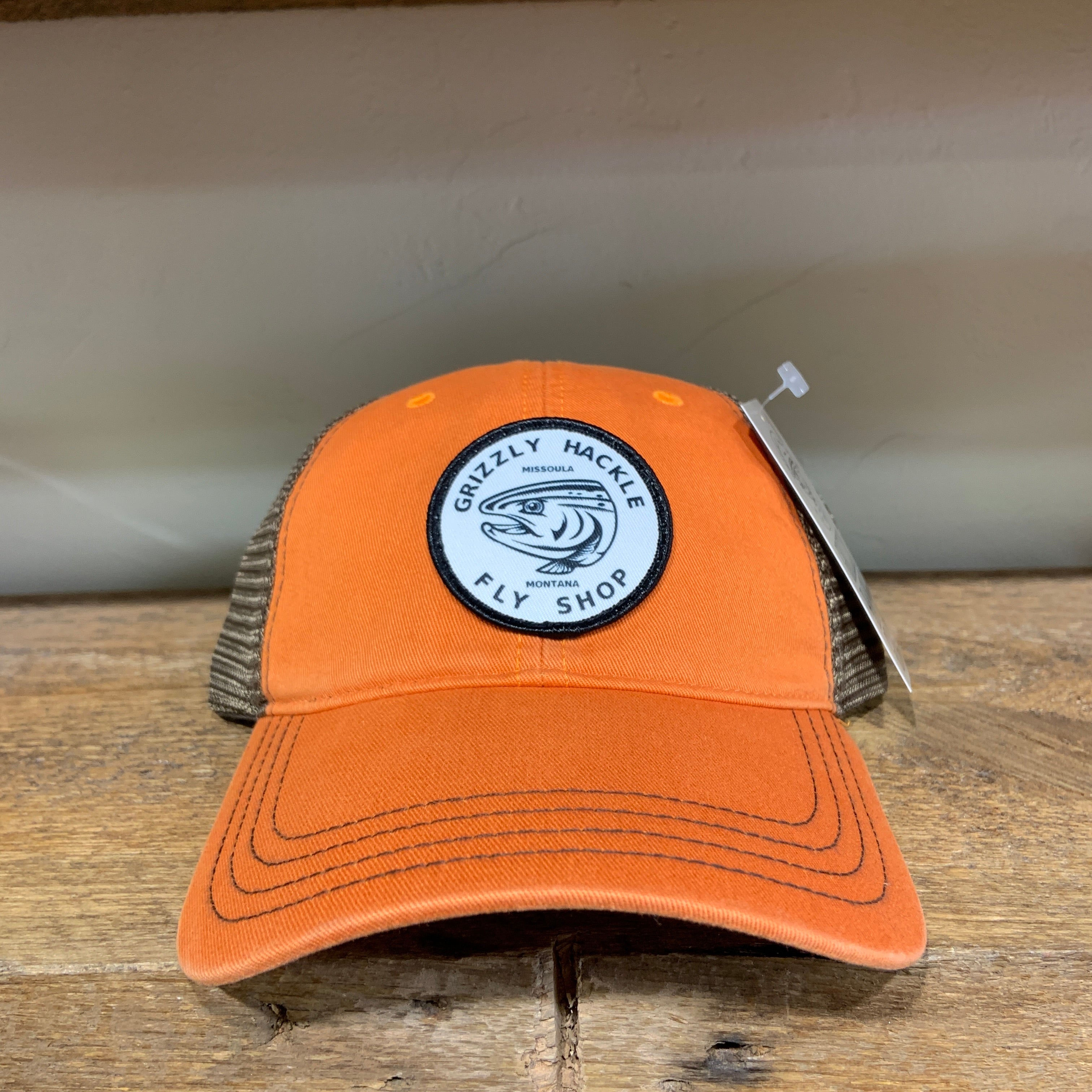 Grizzly Hackle Circle Fish-Washed Trucker