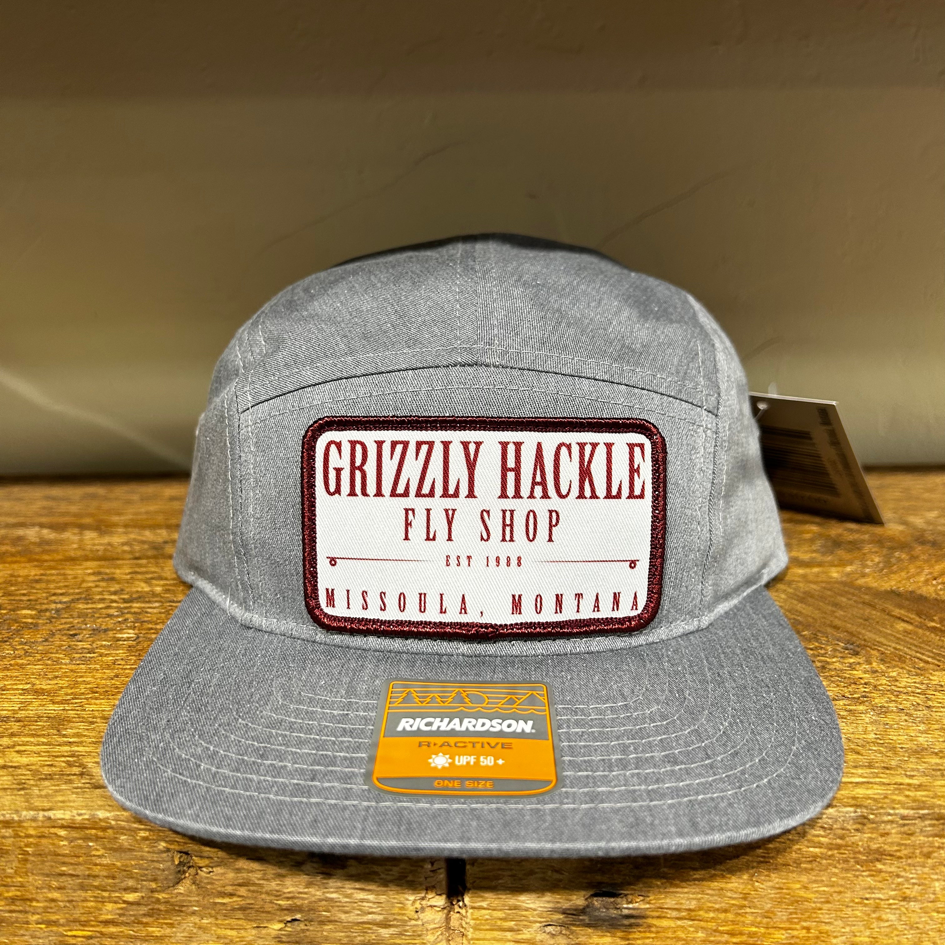 Grizzly Hackle Patch 5-Panel Hat