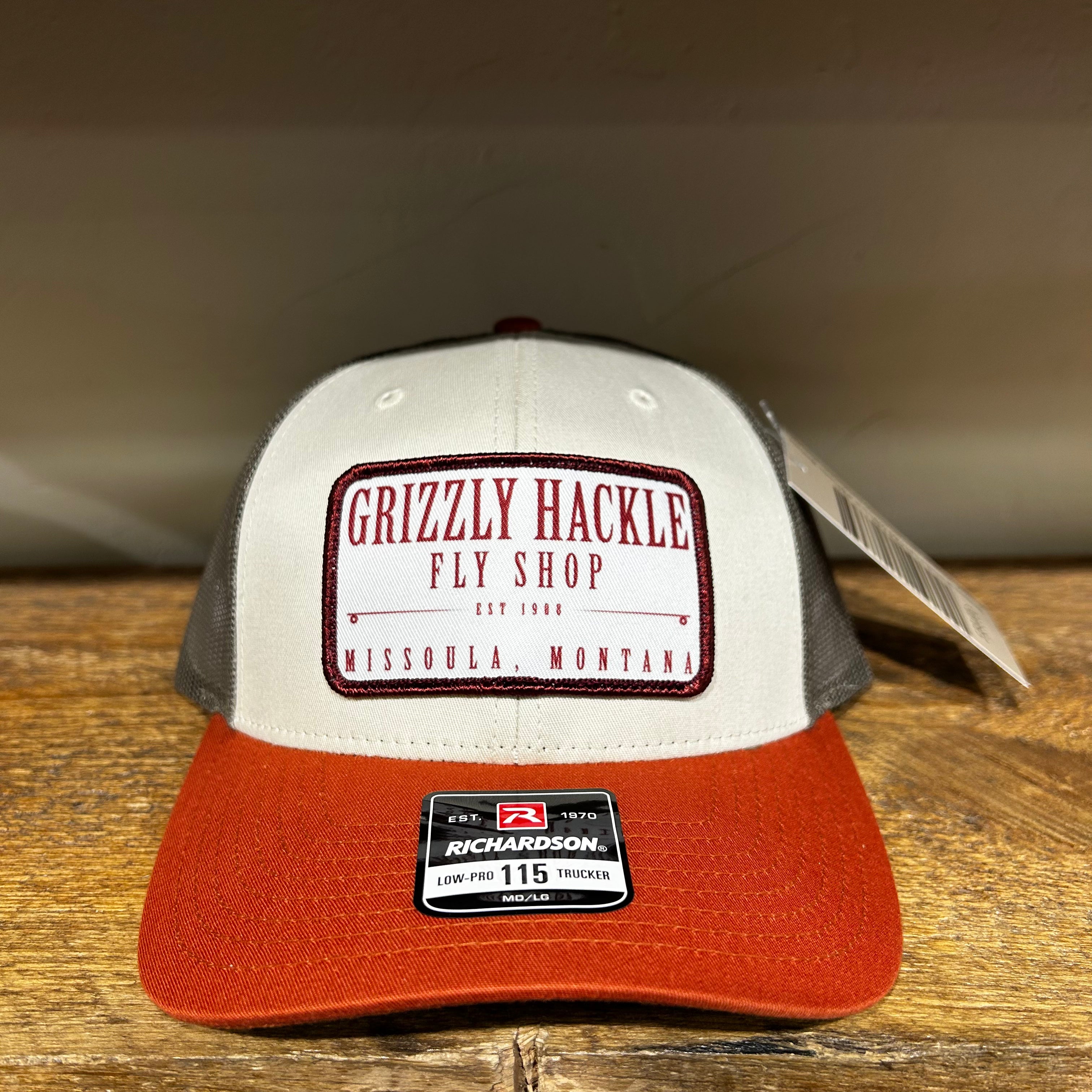 Grizzly Hackle Patch Hat