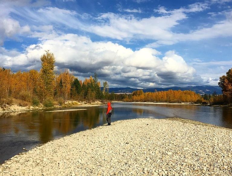 Fall fly fishing in Missoula, Montana